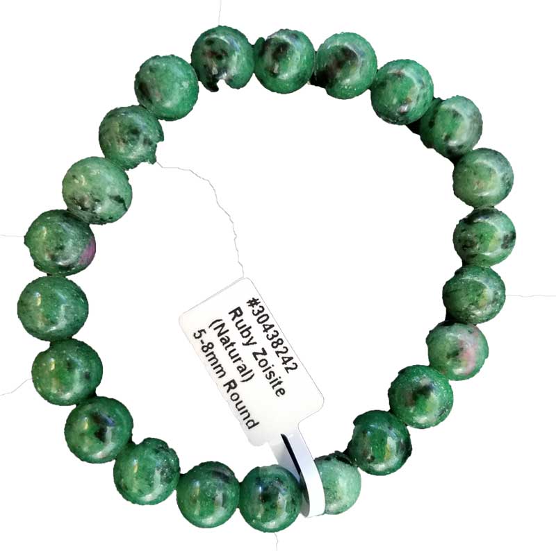 Ruby Zoisite bracelet - Northern Magick Supplies