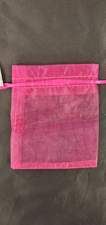 Rasberry - Organza Bag (4x4")