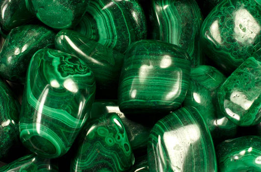 Tumbled Malachite - Natural Earth Mined - Sm to Med - 1 lb