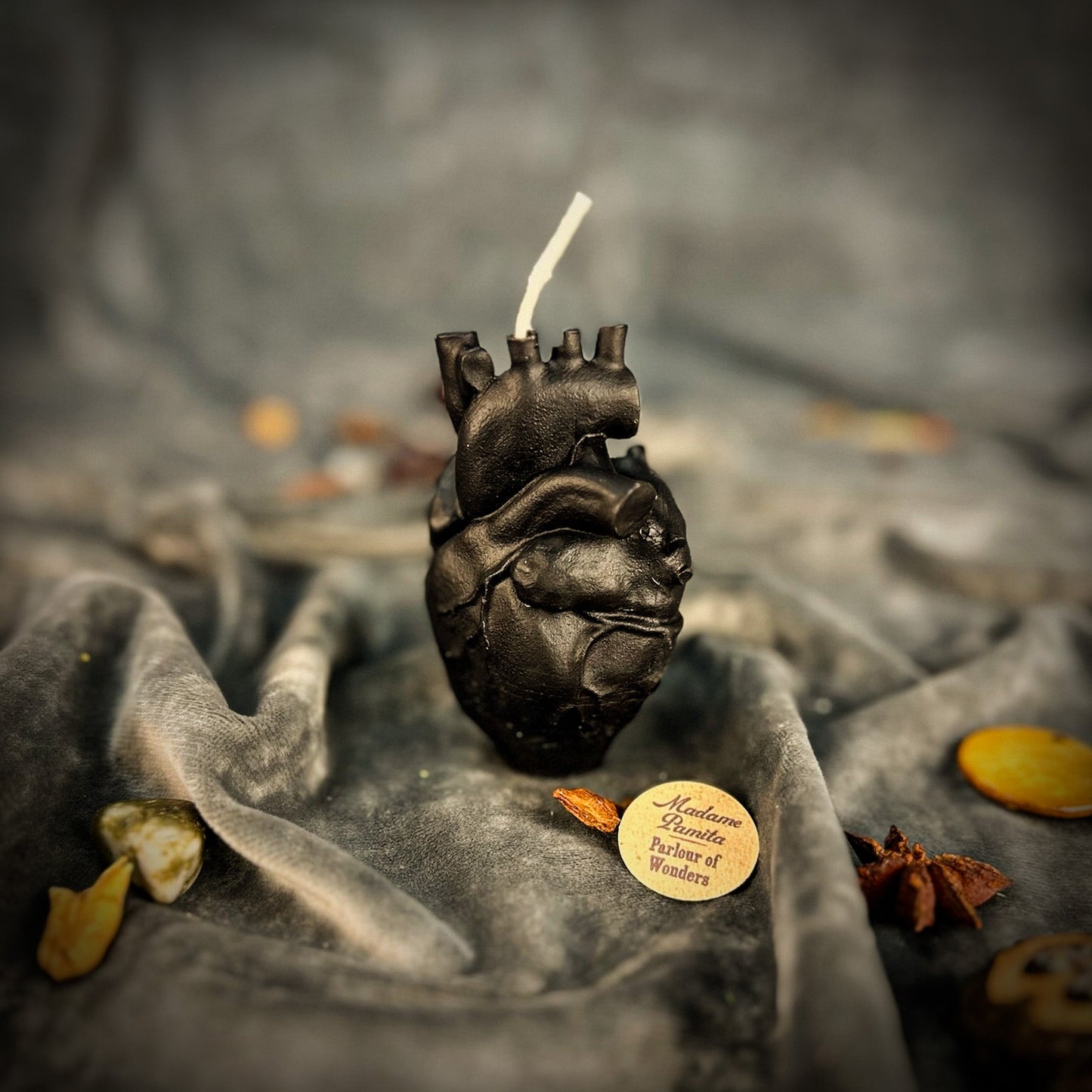 Beeswax Anatomical Heart Spell Candle - Love & Emotional Healing Magic - Northern Magick Supplies