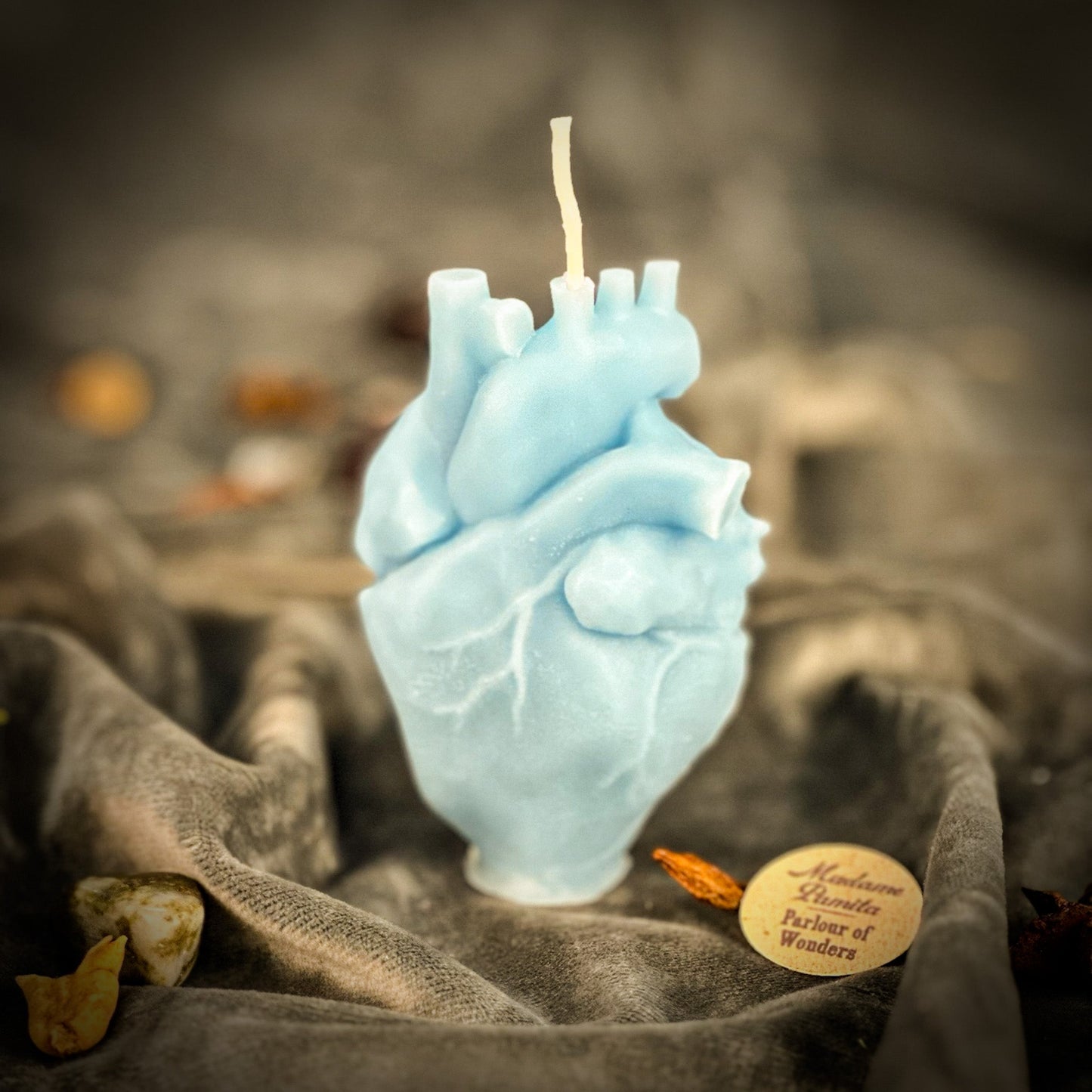 Beeswax Anatomical Heart Spell Candle - Love & Emotional Healing Magic - Northern Magick Supplies