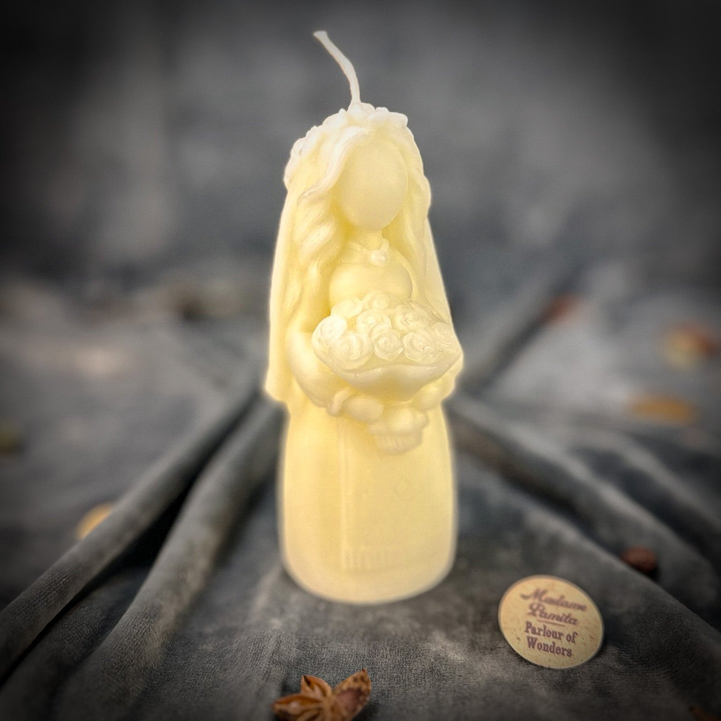 Beeswax Lada Motanka Spell Candle - Ancestral Blessings, Love & Protection - Northern Magick Supplies