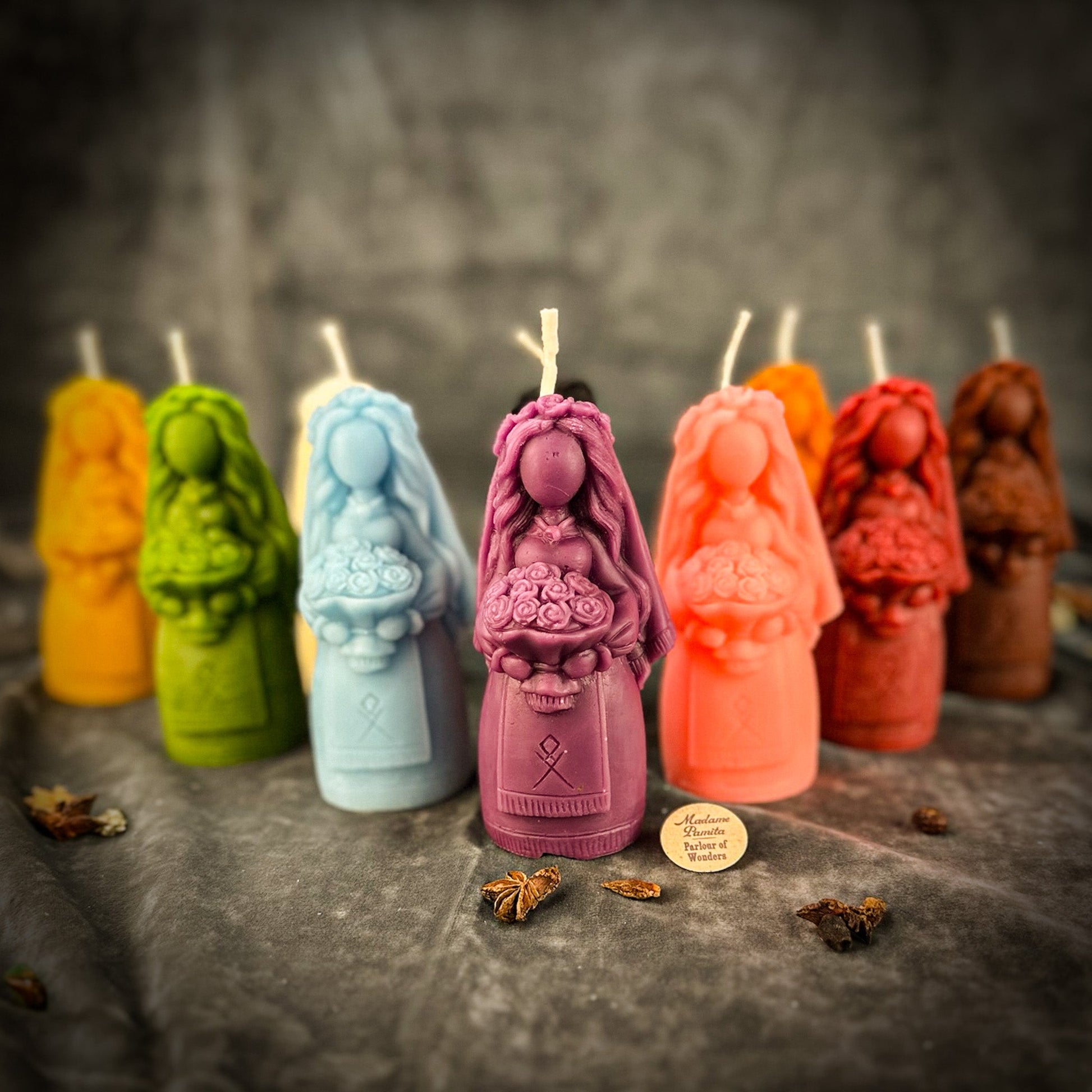 Beeswax Lada Love Motanka Spell Candle - Northern Magick Supplies