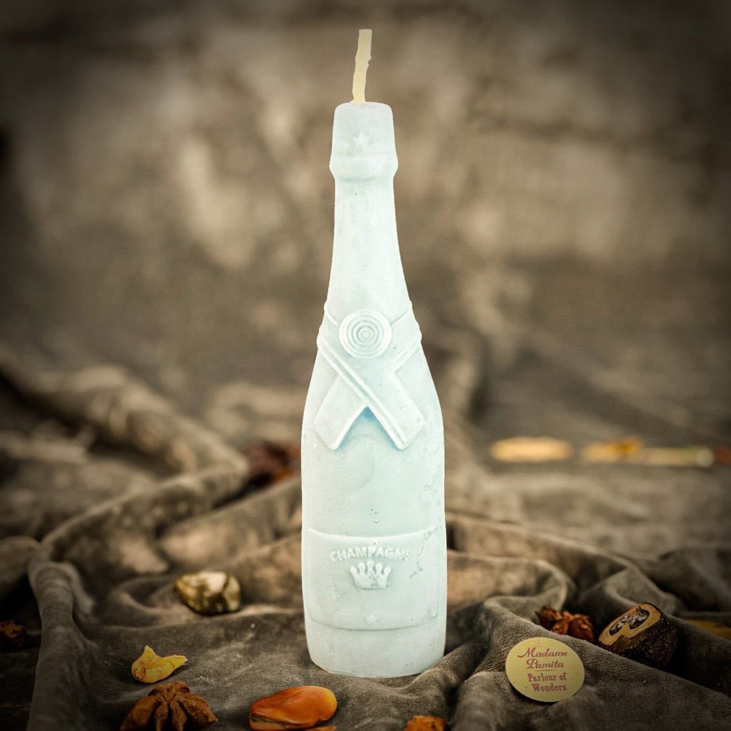 Beeswax Champagne Celebration Spell Candle - Northern Magick Supplies