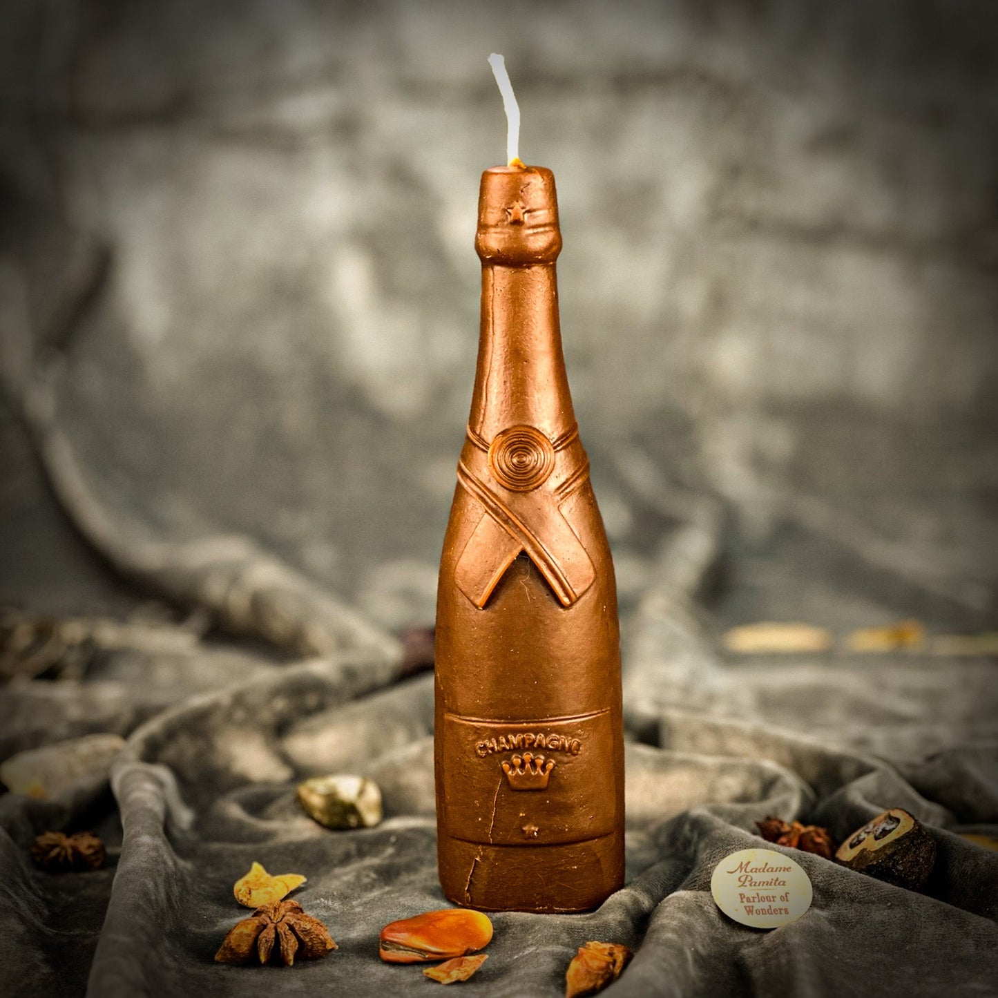 Beeswax Champagne Celebration Spell Candle - Northern Magick Supplies