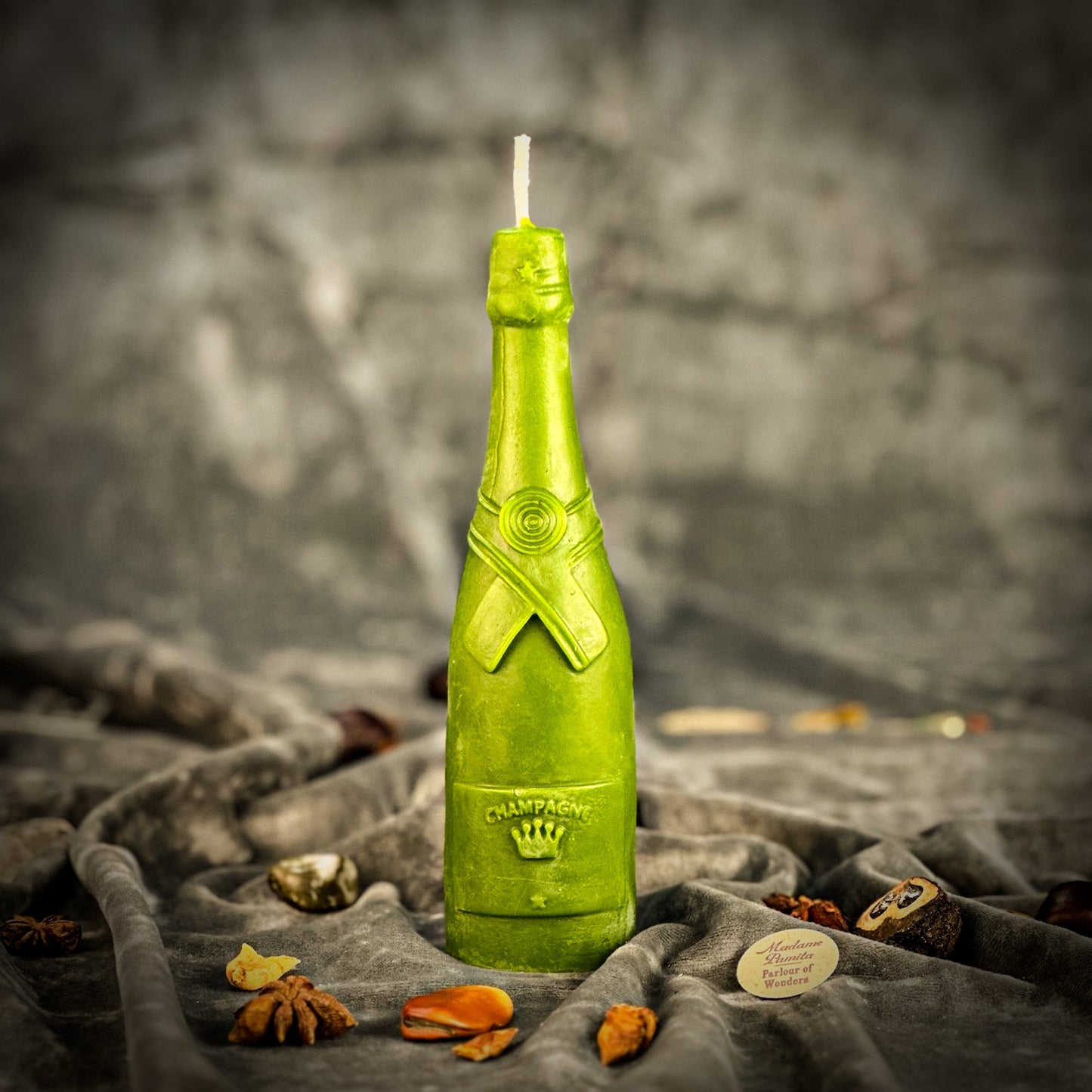 Beeswax Champagne Celebration Spell Candle - Northern Magick Supplies