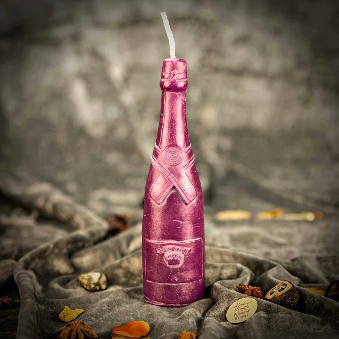 Beeswax Champagne Celebration Spell Candle - Northern Magick Supplies