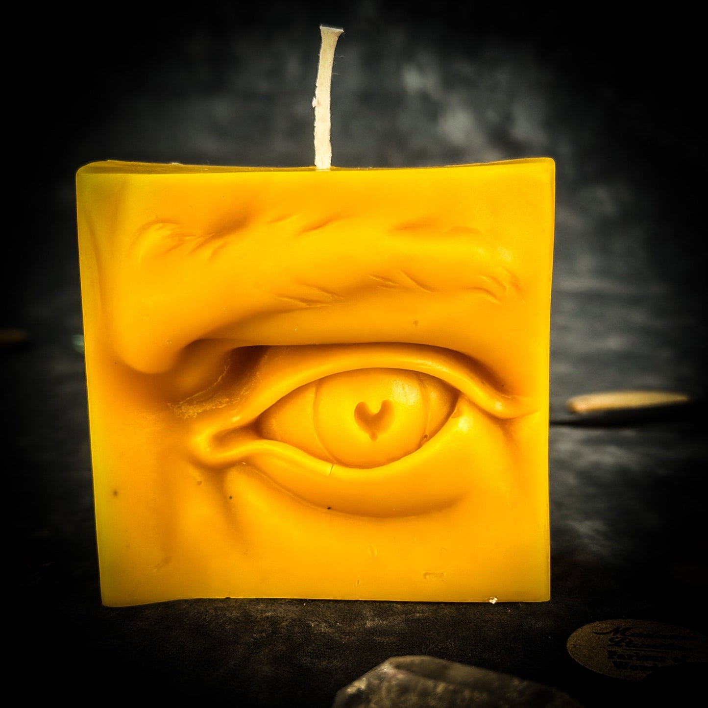 Beeswax Ex-Voto Eye Spell Candle - Vision, Clairvoyance & Being Seen