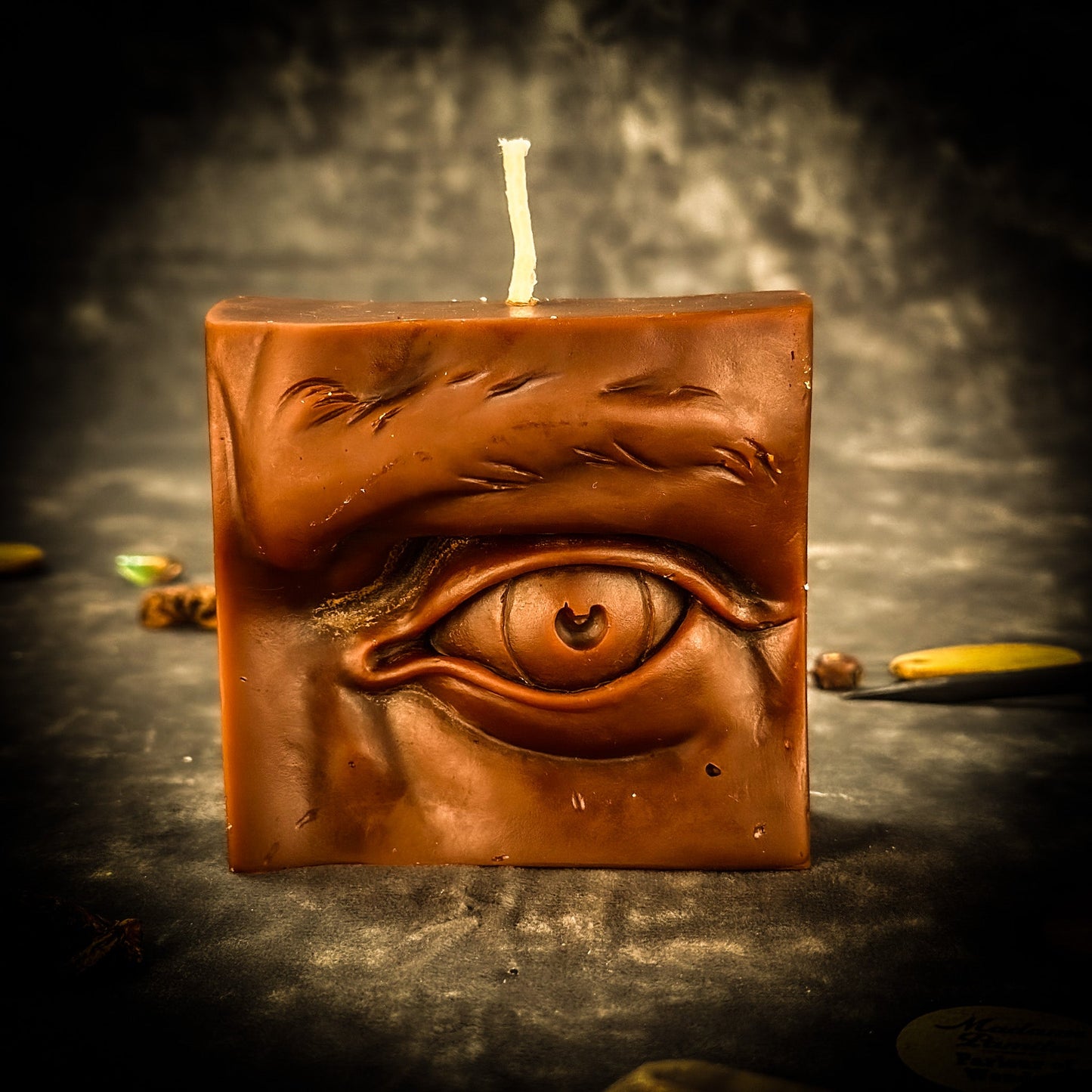 Beeswax Ex-Voto Eye Spell Candle - Vision, Clairvoyance & Being Seen