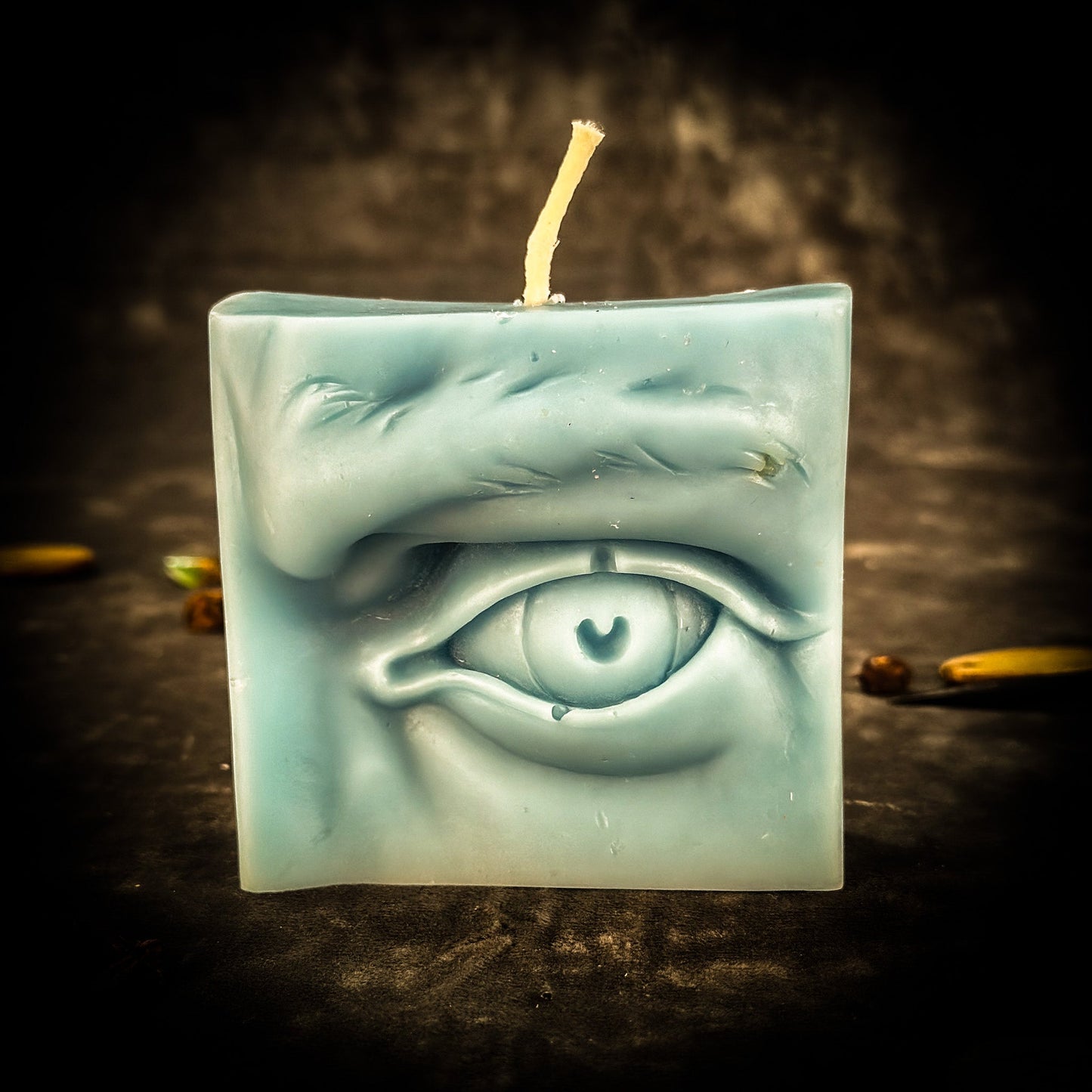 Beeswax Ex-Voto Eye Spell Candle - Vision, Clairvoyance & Being Seen