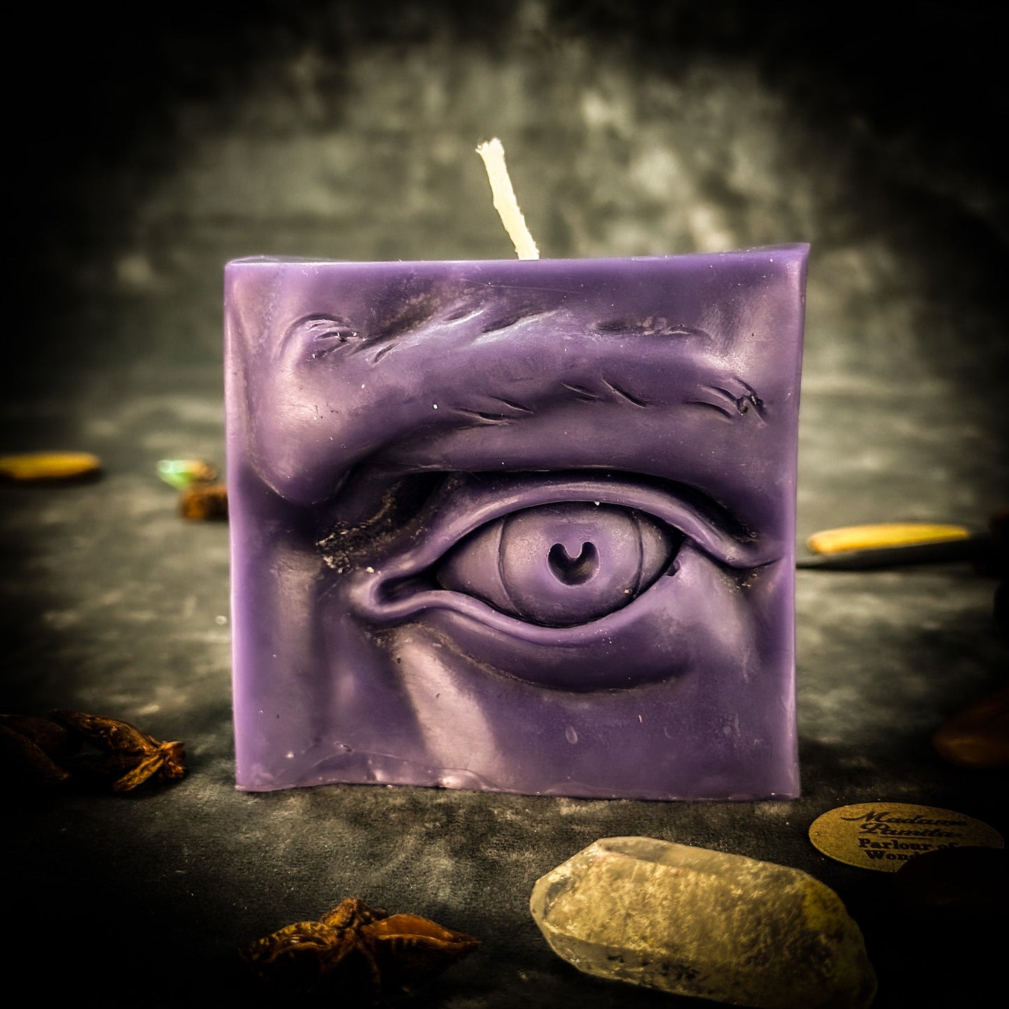 Beeswax Ex-Voto Eye Spell Candle - Vision, Clairvoyance & Being Seen