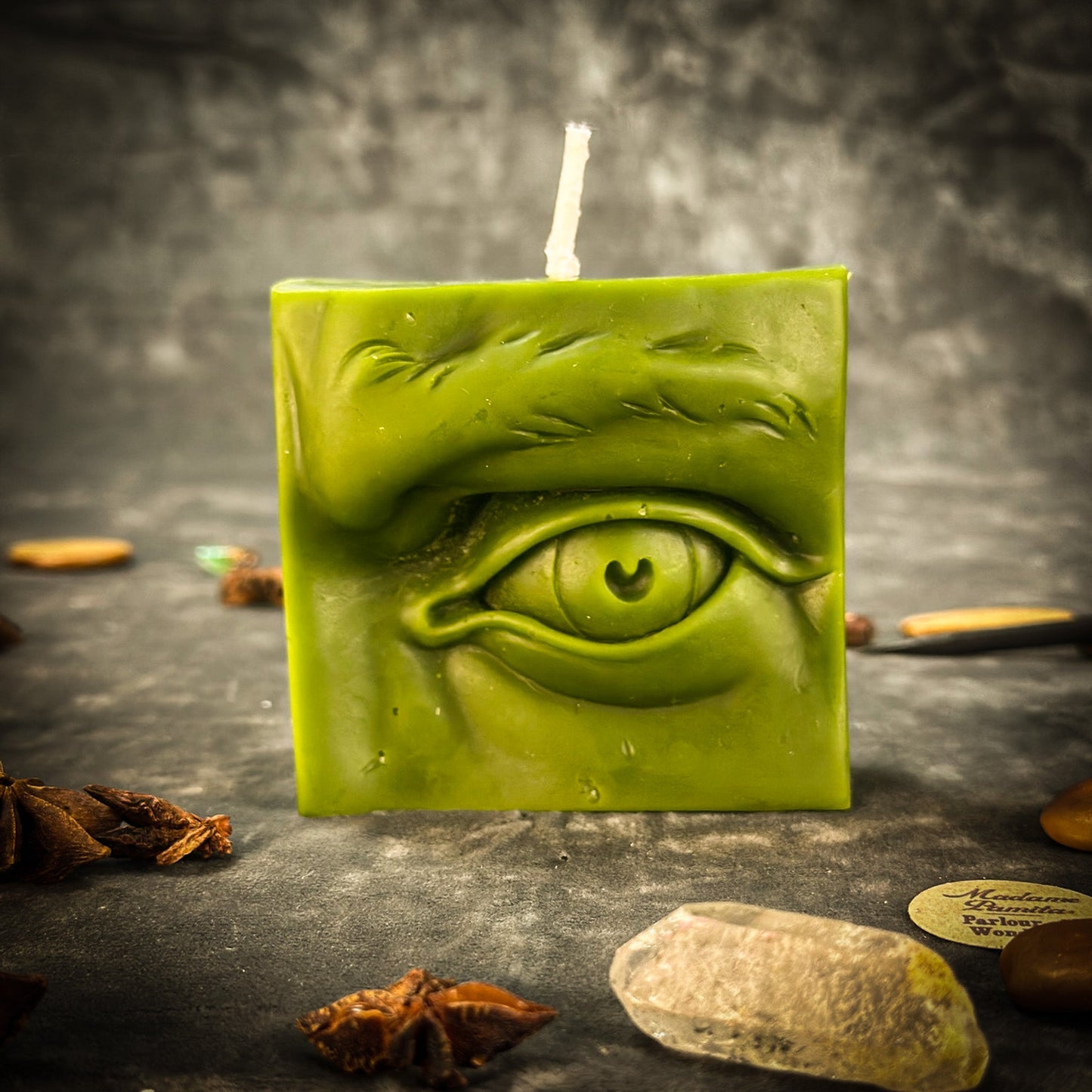 Beeswax Ex-Voto Eye Spell Candle - Vision, Clairvoyance & Being Seen