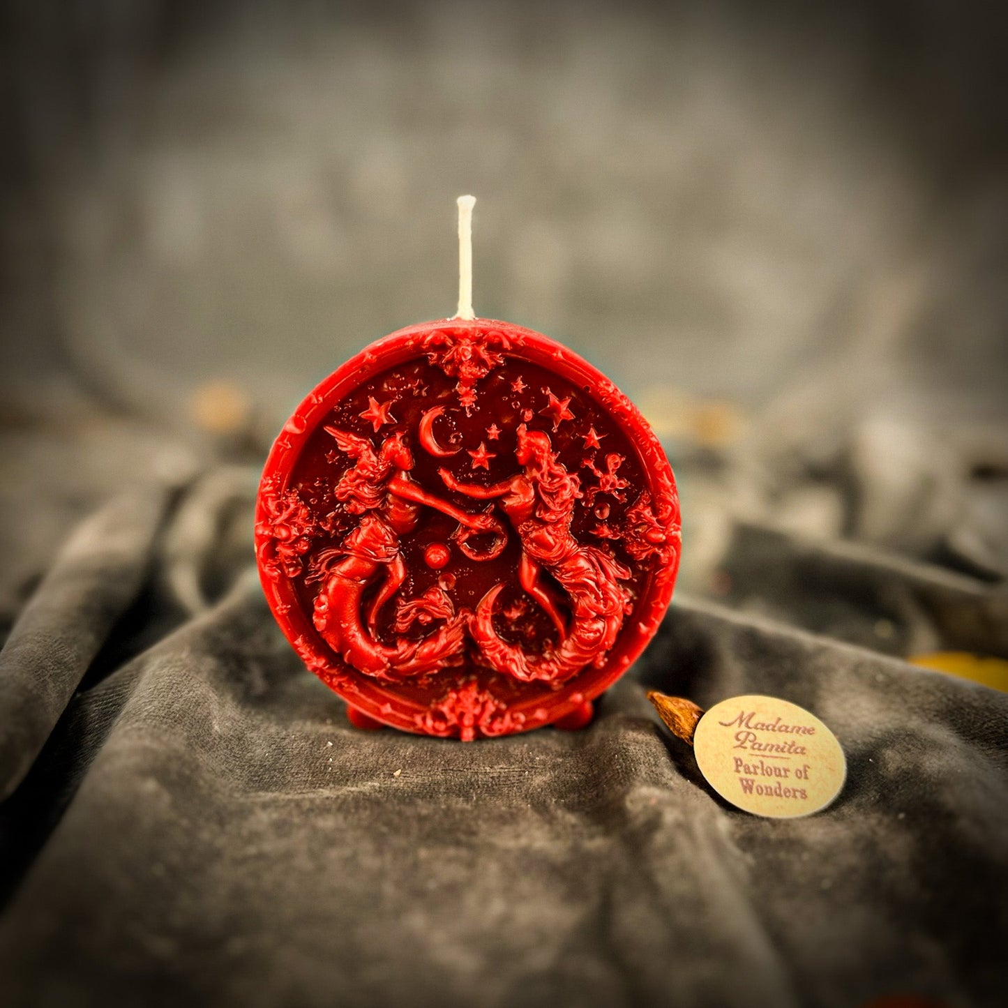 Beeswax Gemini Twins Zodiac Spell Candle - Northern Magick Supplies