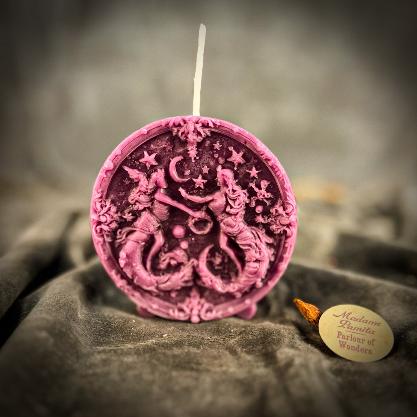 Beeswax Gemini Twins Zodiac Spell Candle - Northern Magick Supplies