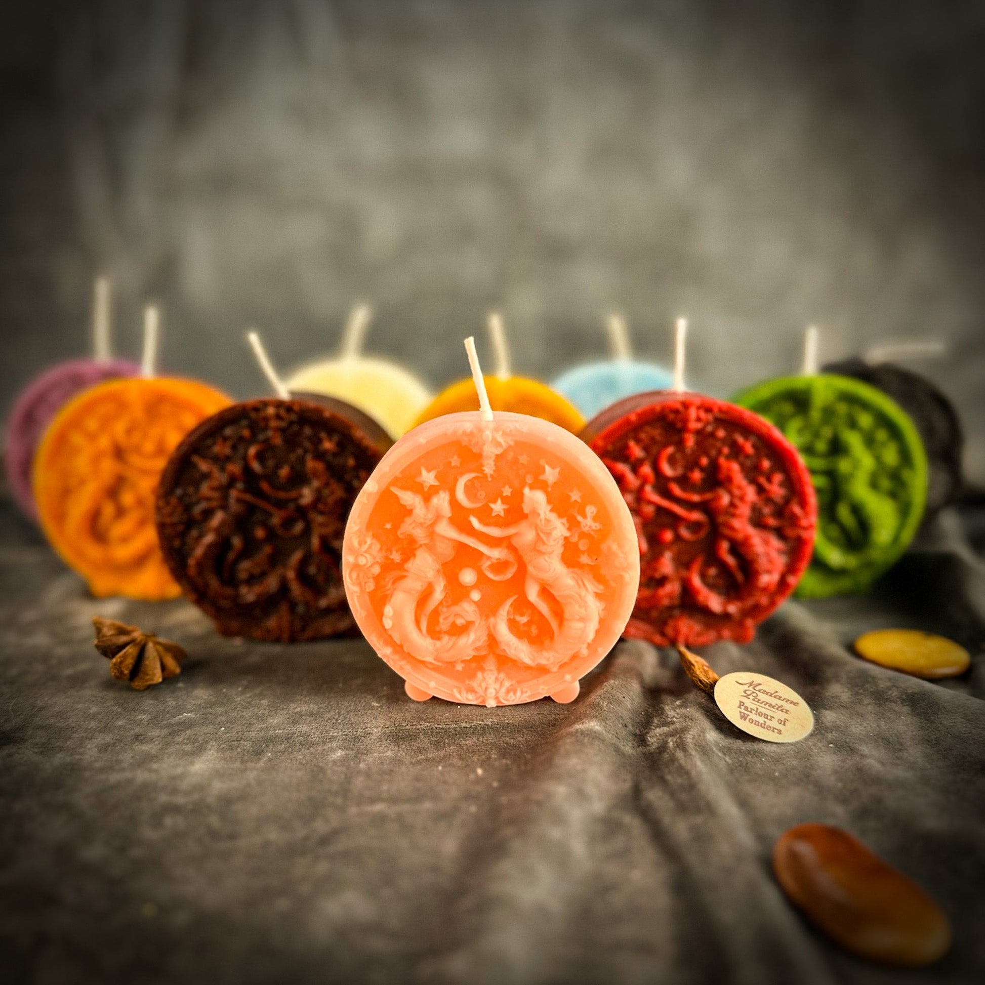 Beeswax Gemini Twins Zodiac Spell Candle - Northern Magick Supplies