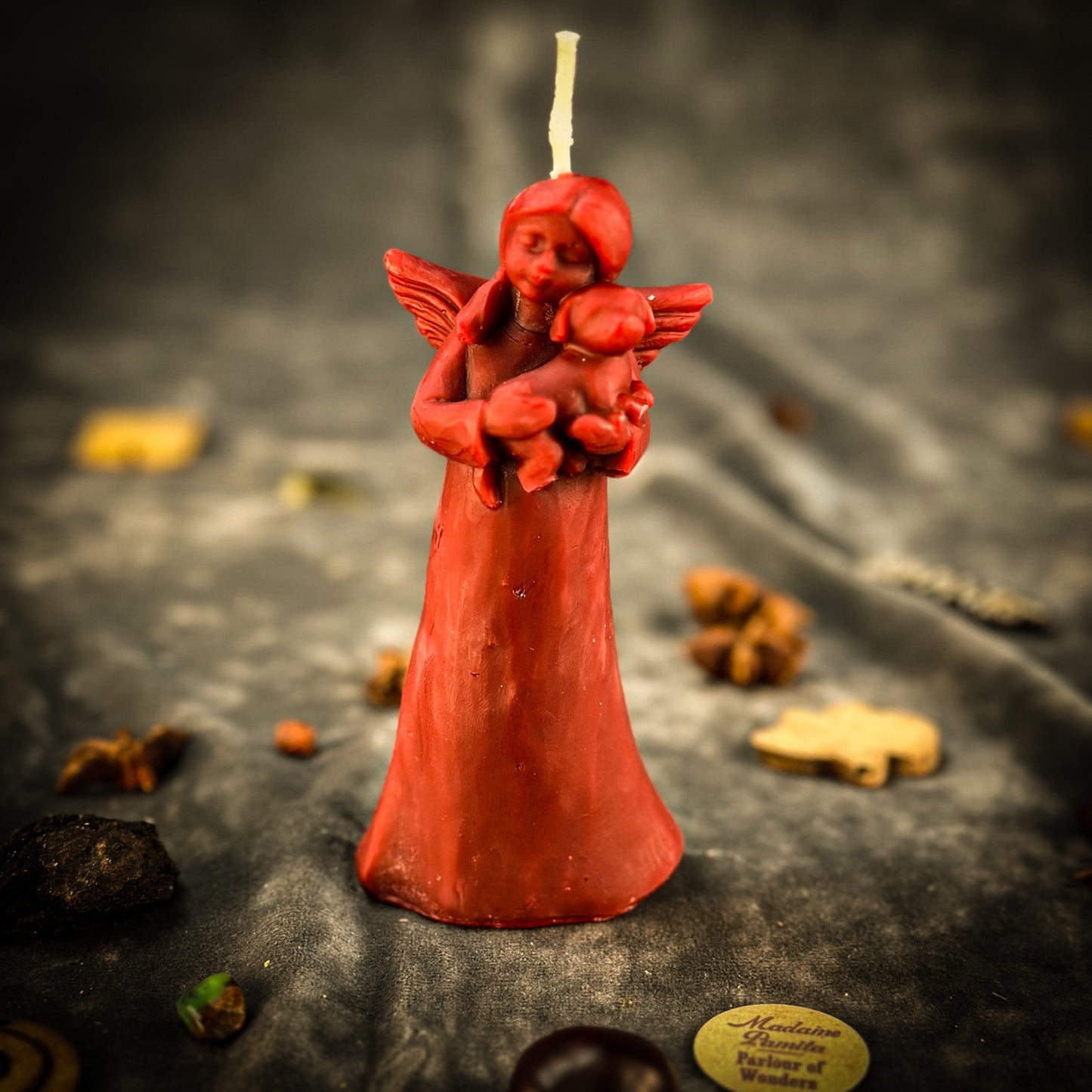 Beeswax Dog Guardian Spirit Spell Candle - Northern Magick Supplies