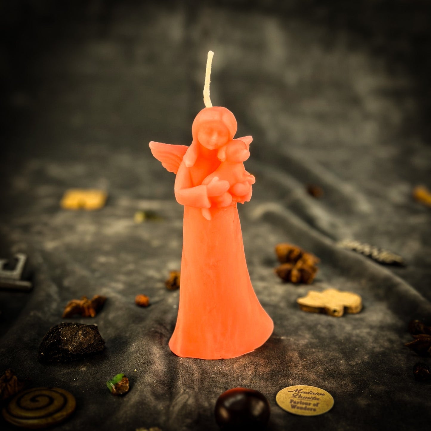 Beeswax Dog Guardian Spirit Spell Candle - Northern Magick Supplies