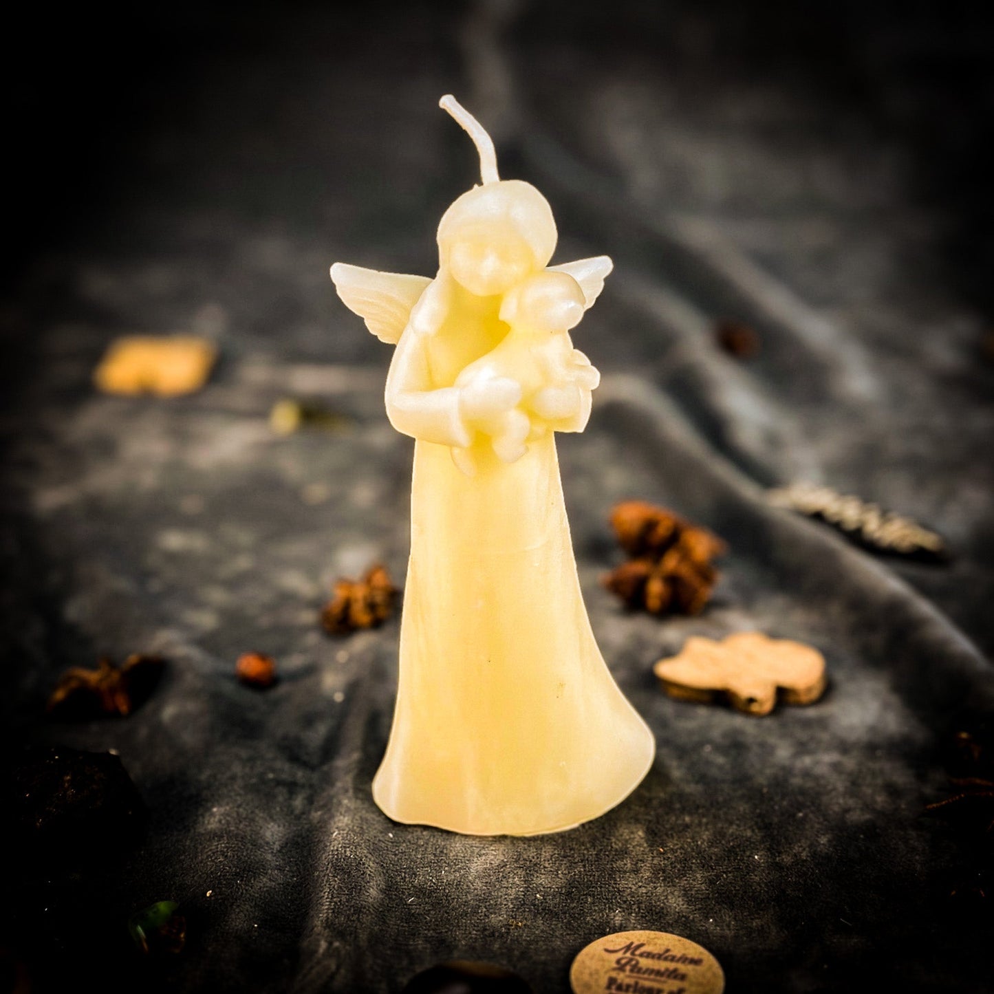 Beeswax Dog Guardian Spirit Spell Candle - Northern Magick Supplies