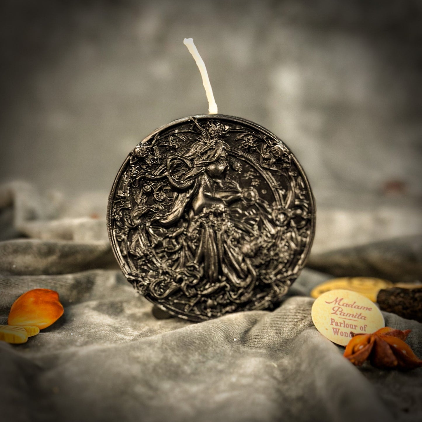 Beeswax Libra Scales Zodiac Spell Candle - Northern Magick Supplies