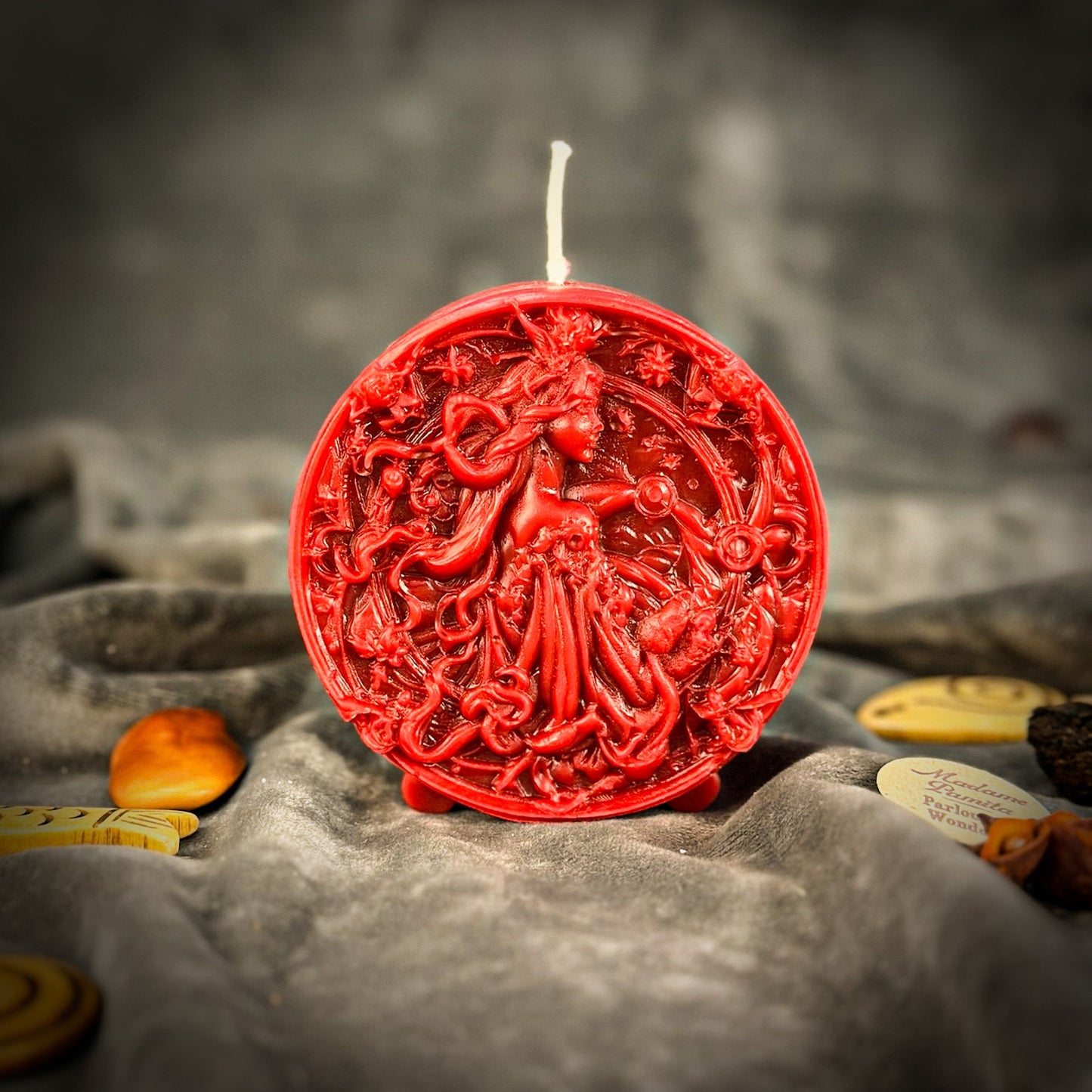 Beeswax Libra Scales Zodiac Spell Candle - Northern Magick Supplies