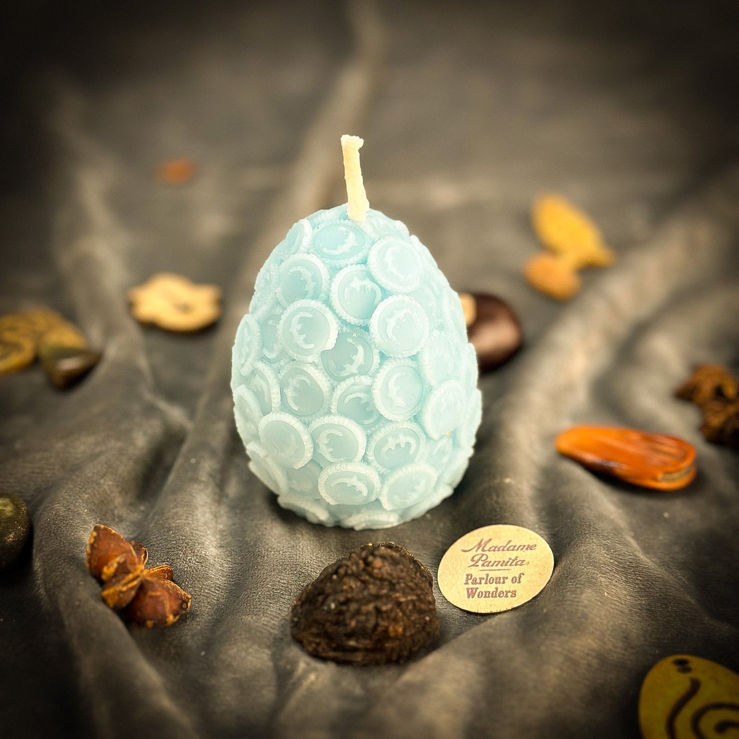 Beeswax Nest Egg Spell Candle - Savings & Financial Security - Northern Magick Supplies