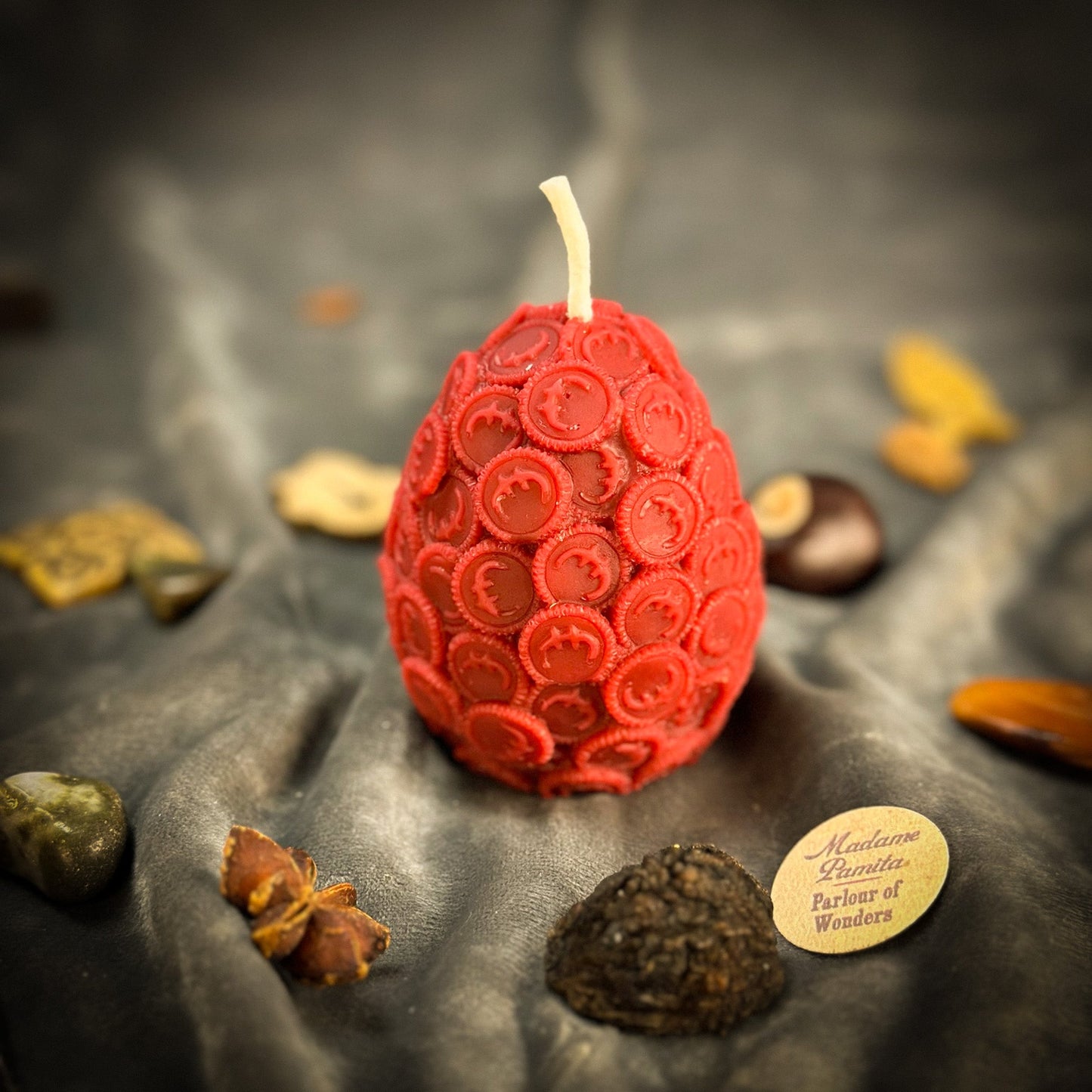 Beeswax Nest Egg Spell Candle - Savings & Financial Security