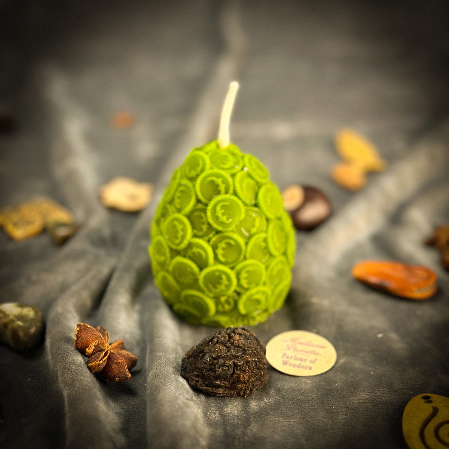 Beeswax Nest Egg Spell Candle - Savings & Financial Security