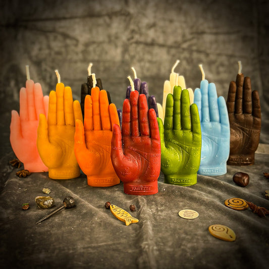 Beeswax Hand of Fate Spell Candle - Northern Magick Supplies