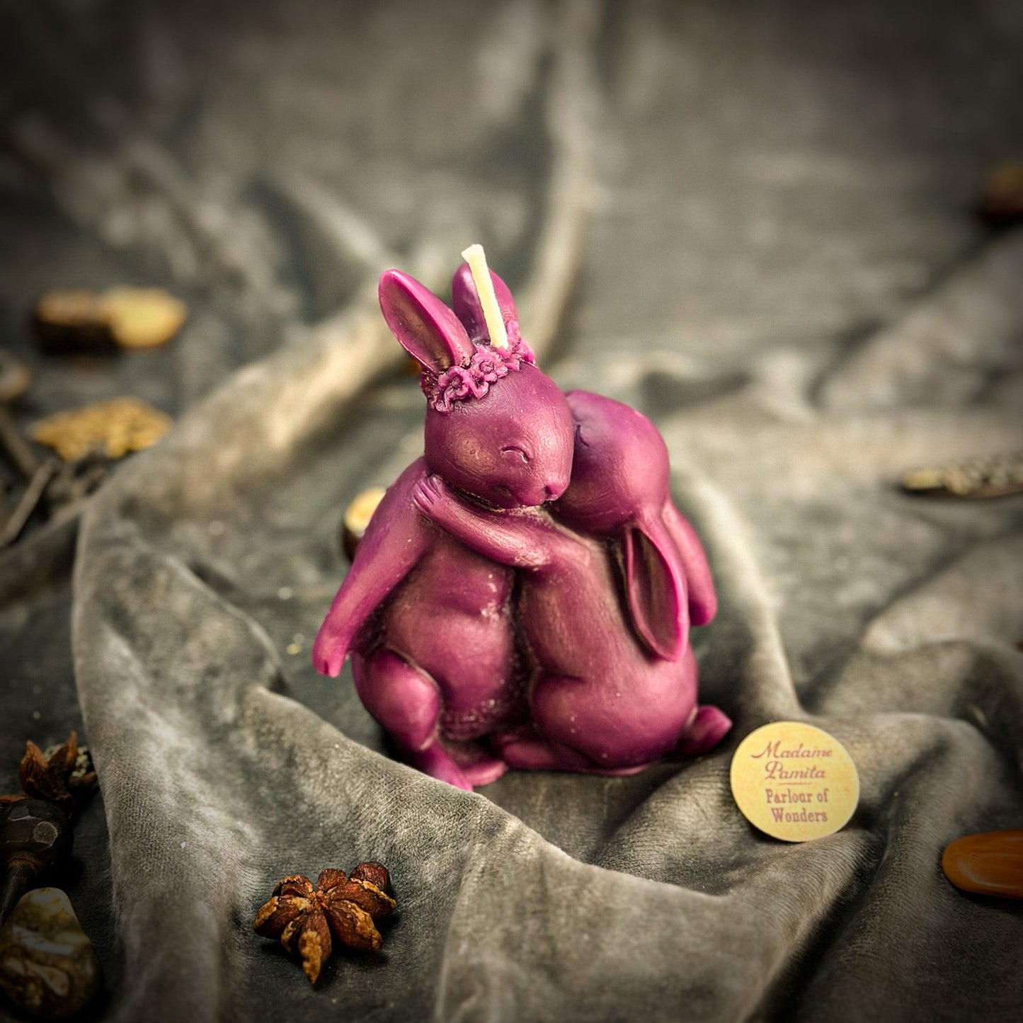 Beeswax Rabbit Rabbit Spell Candle - Northern Magick Supplies