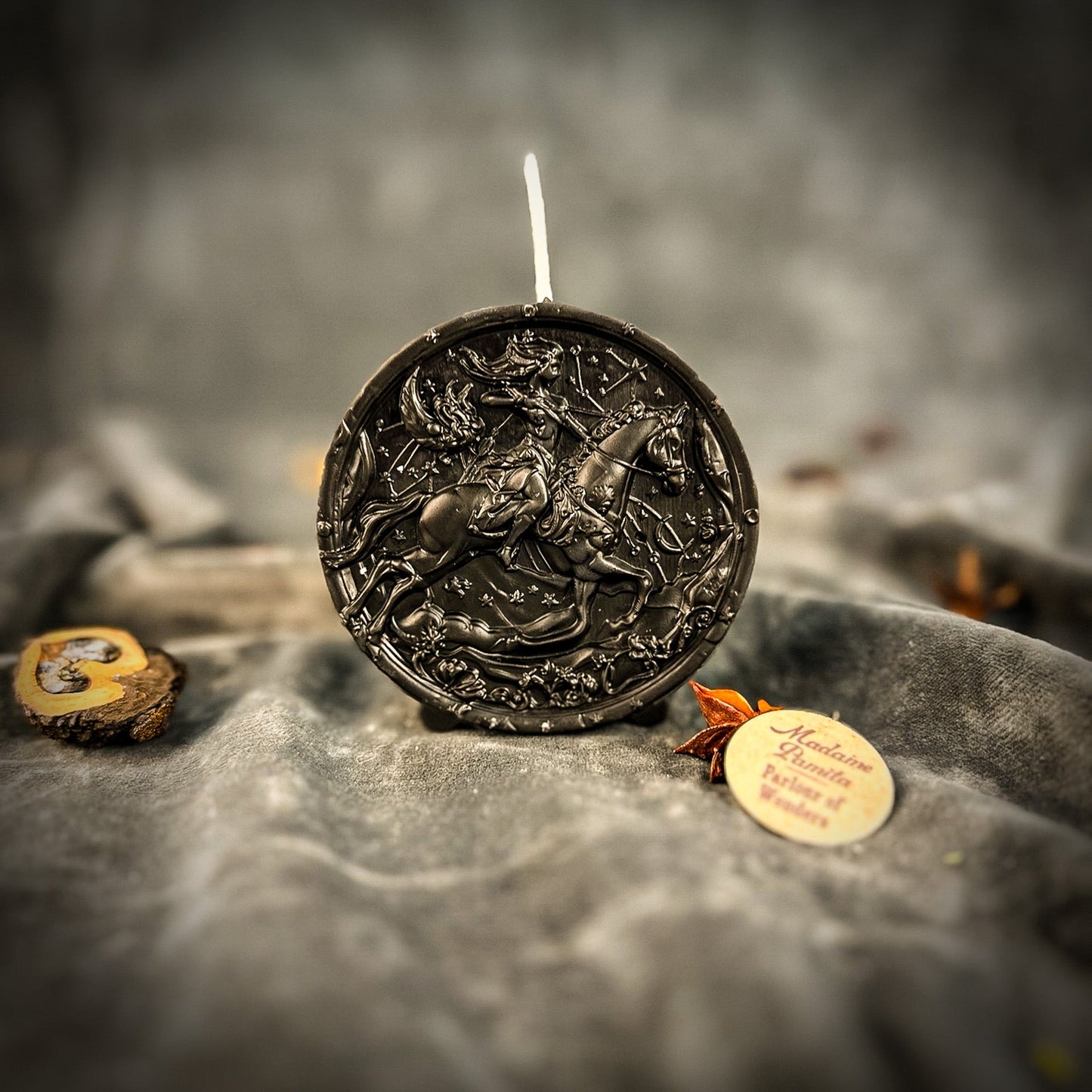 Beeswax Sagittarius Archer Zodiac Spell Candle - Northern Magick Supplies