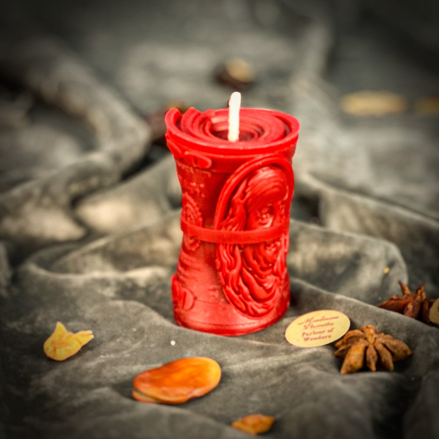 Beeswax Pay Me Spell Candle - Debt Collection & Fair Compensation - Northern Magick Supplies