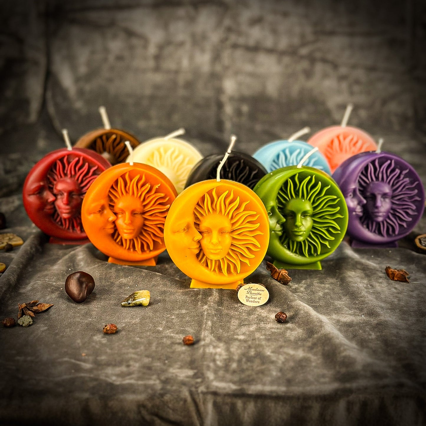 Beeswax Equinox and Solstice Spell Candle - Northern Magick Supplies