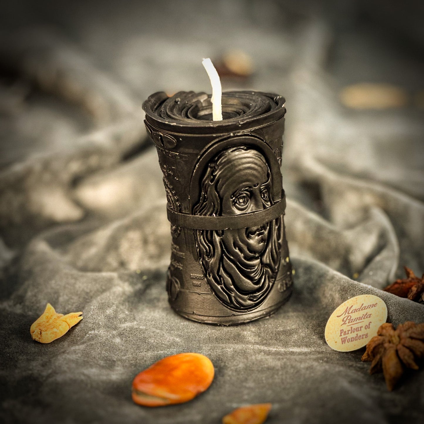 Beeswax Pay Me Spell Candle - Debt Collection & Fair Compensation - Northern Magick Supplies