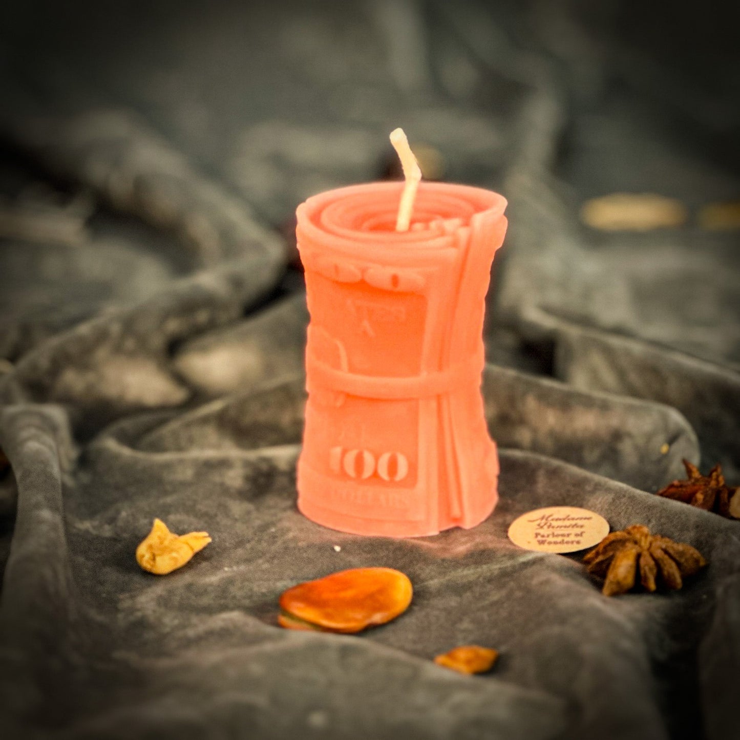 Beeswax Pay Me Spell Candle - Debt Collection & Fair Compensation - Northern Magick Supplies