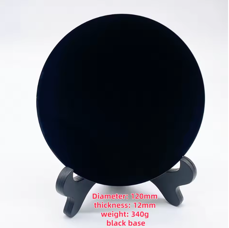 Black Obsidian Mirror