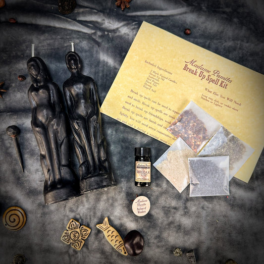 Break Up Candle Spell Kit - Human/Female - Northern Magick Supplies