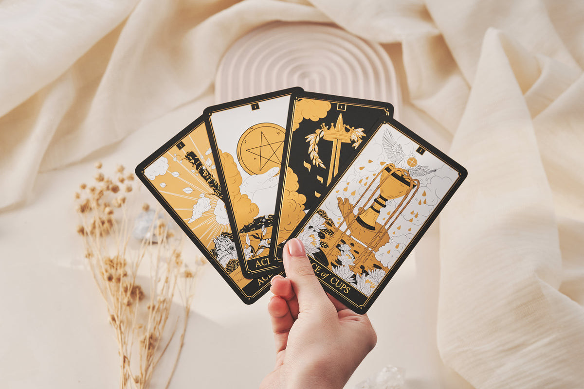 Gold Tarot Deck