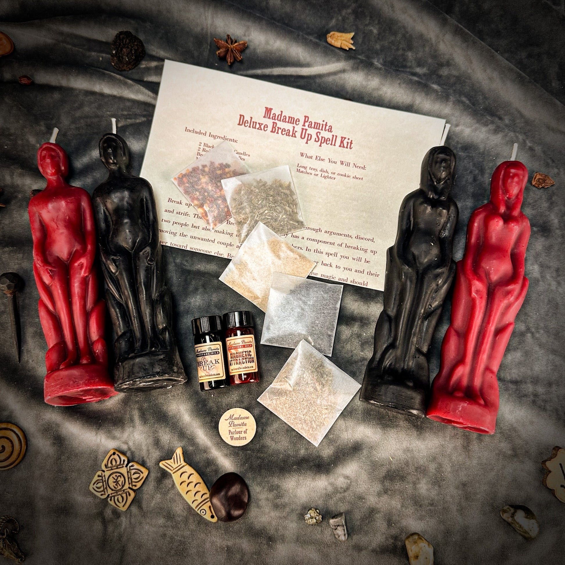 Deluxe Break Up Candle Spell Kit - Human/Female - Northern Magick Supplies
