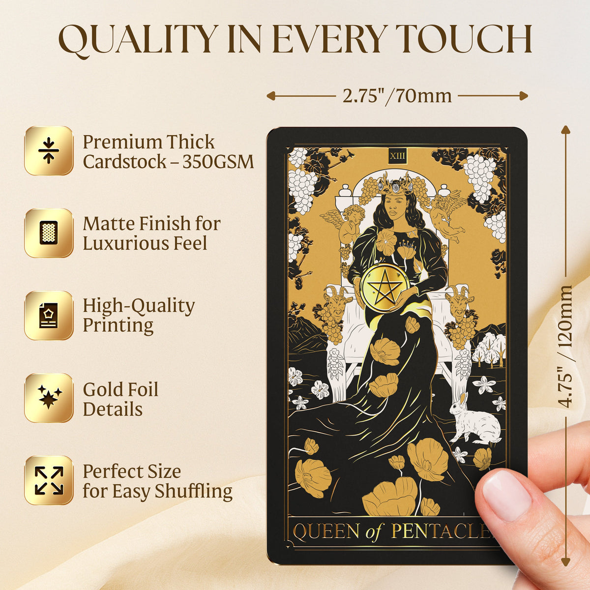 Gold Tarot Deck