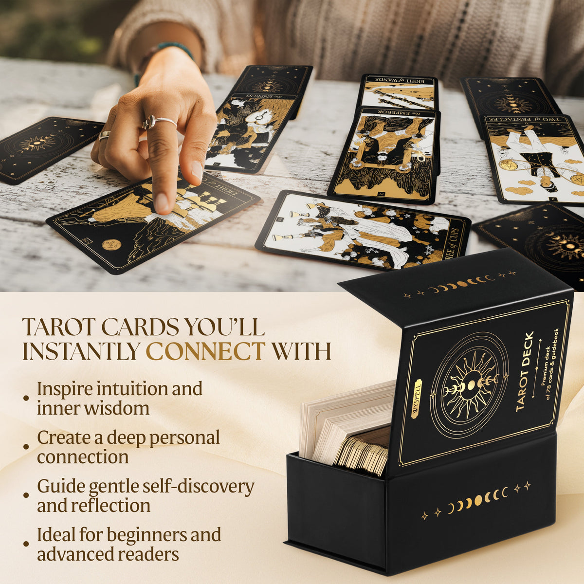 Gold Tarot Deck