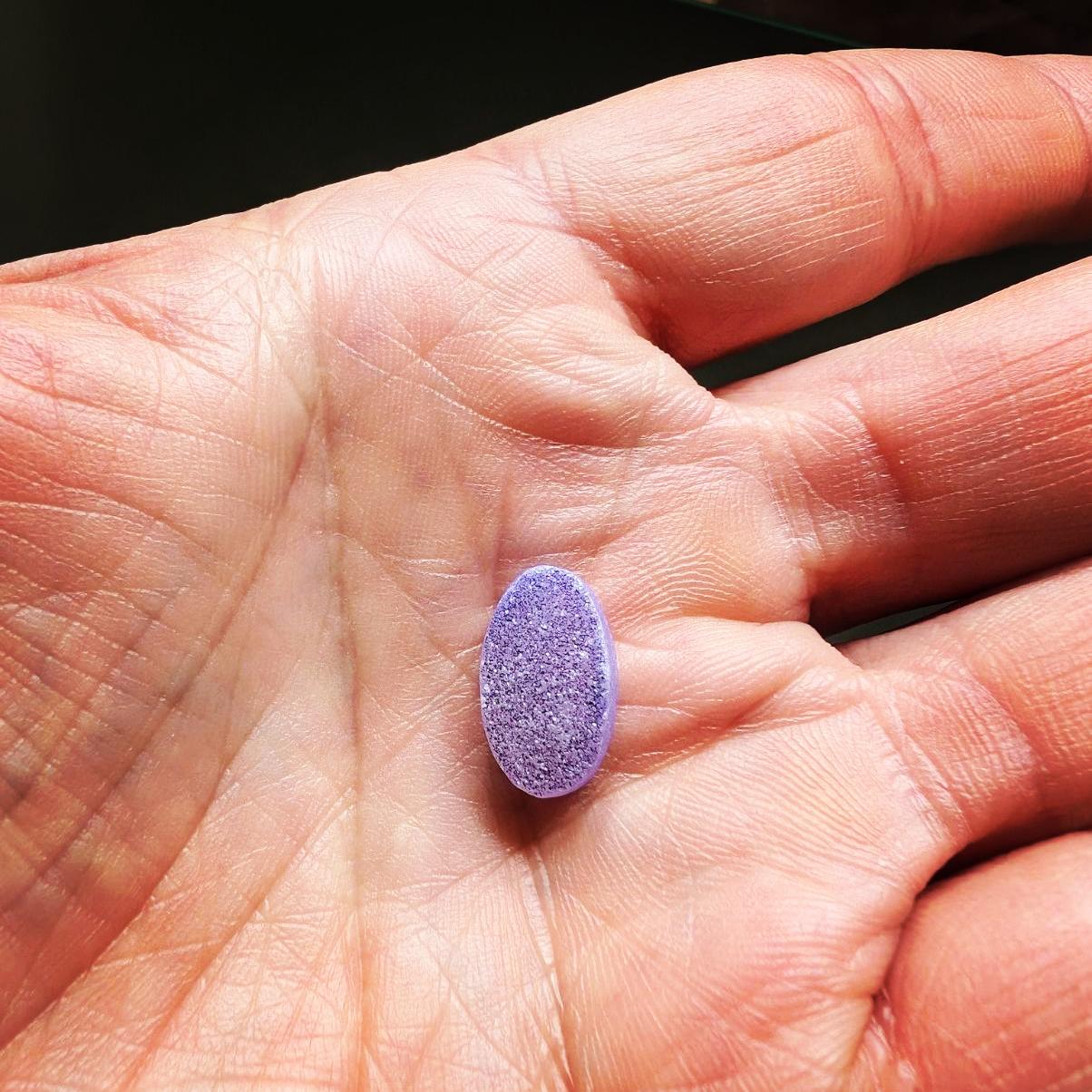 Elevate Your Style with Our One-of-a-Kind Lavender Druzy Agate Pendant!