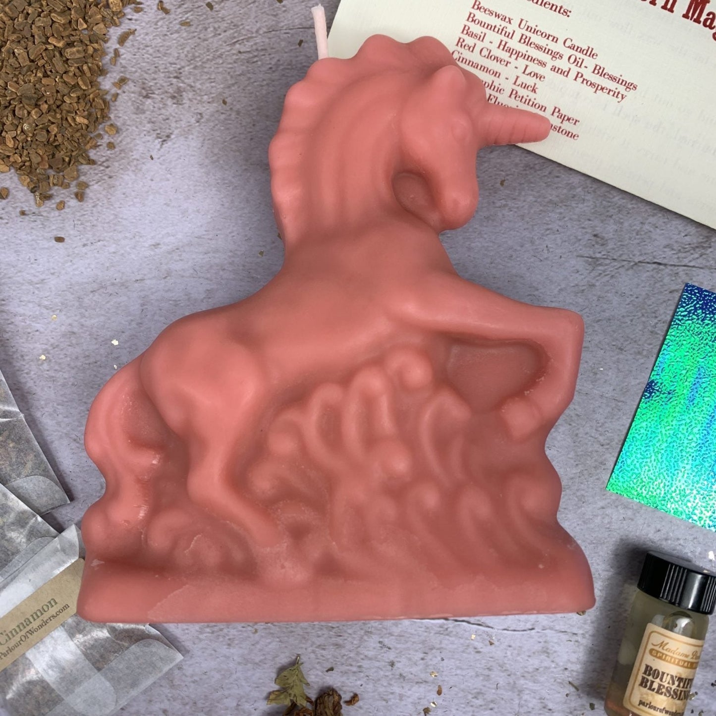 Unicorn Magic Candle Spell Kit - Northern Magick Supplies