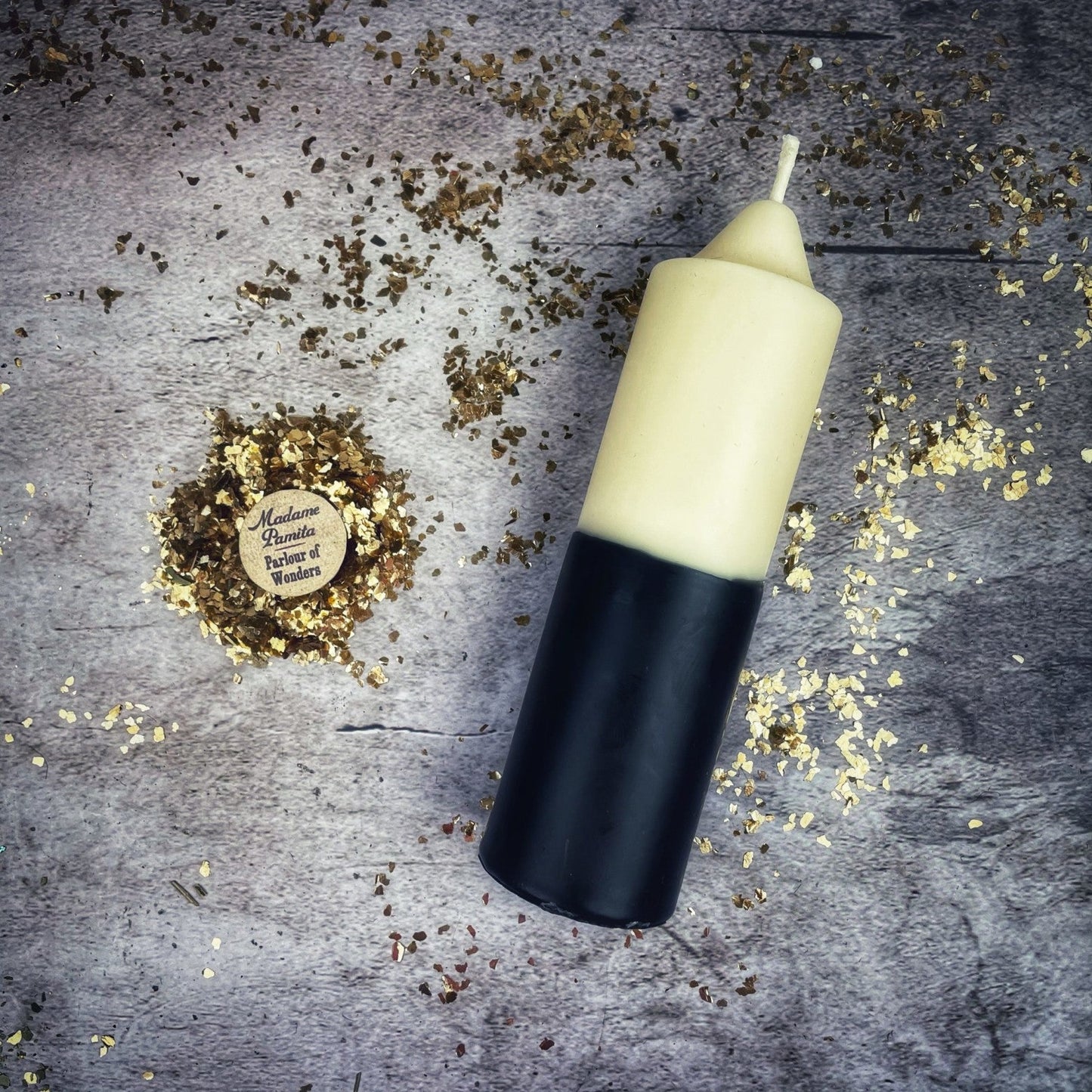 Beeswax Double Action Reversing Spell Candle - Northern Magick Supplies