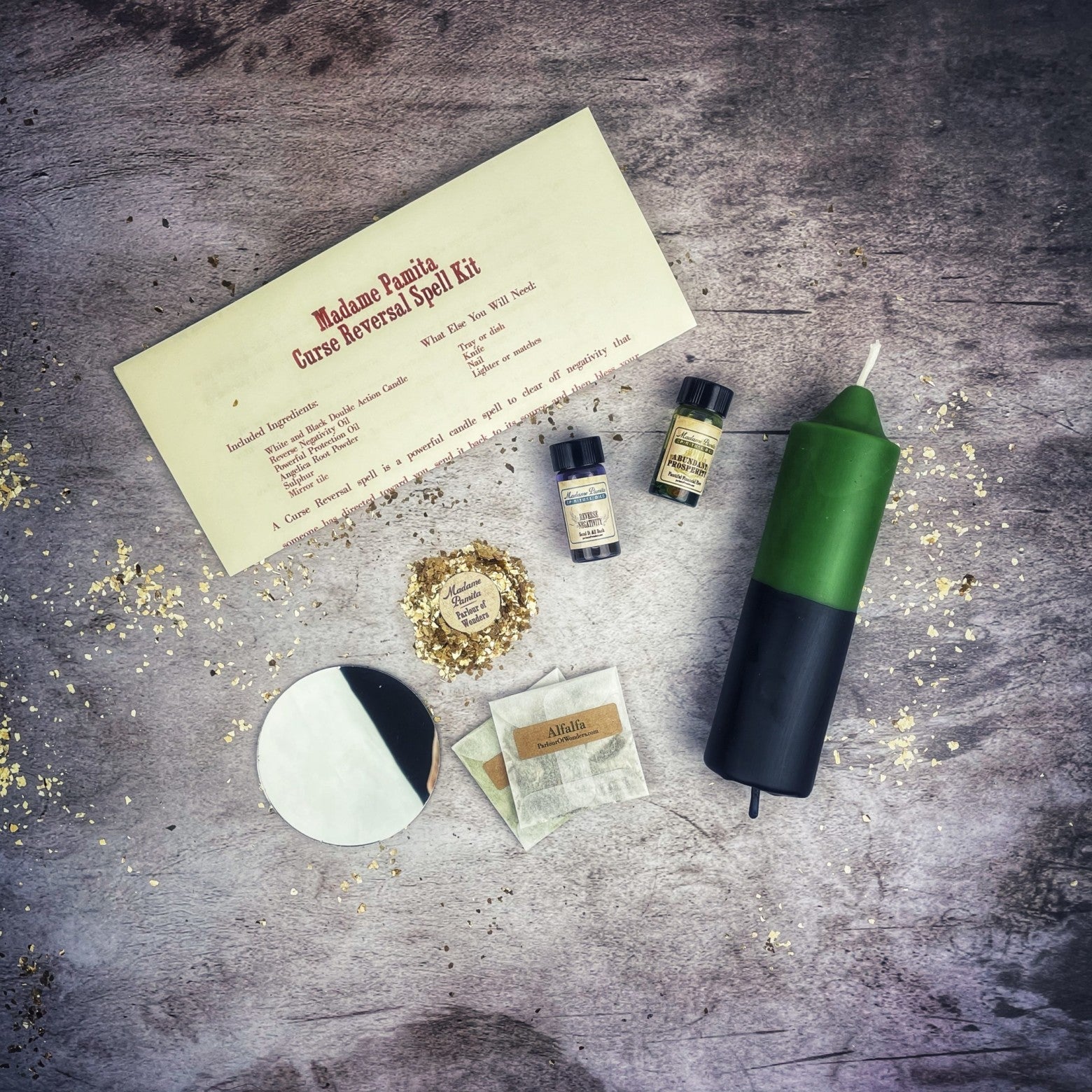 Money Curse Reversal Candle Spell Kit - Northern Magick Supplies
