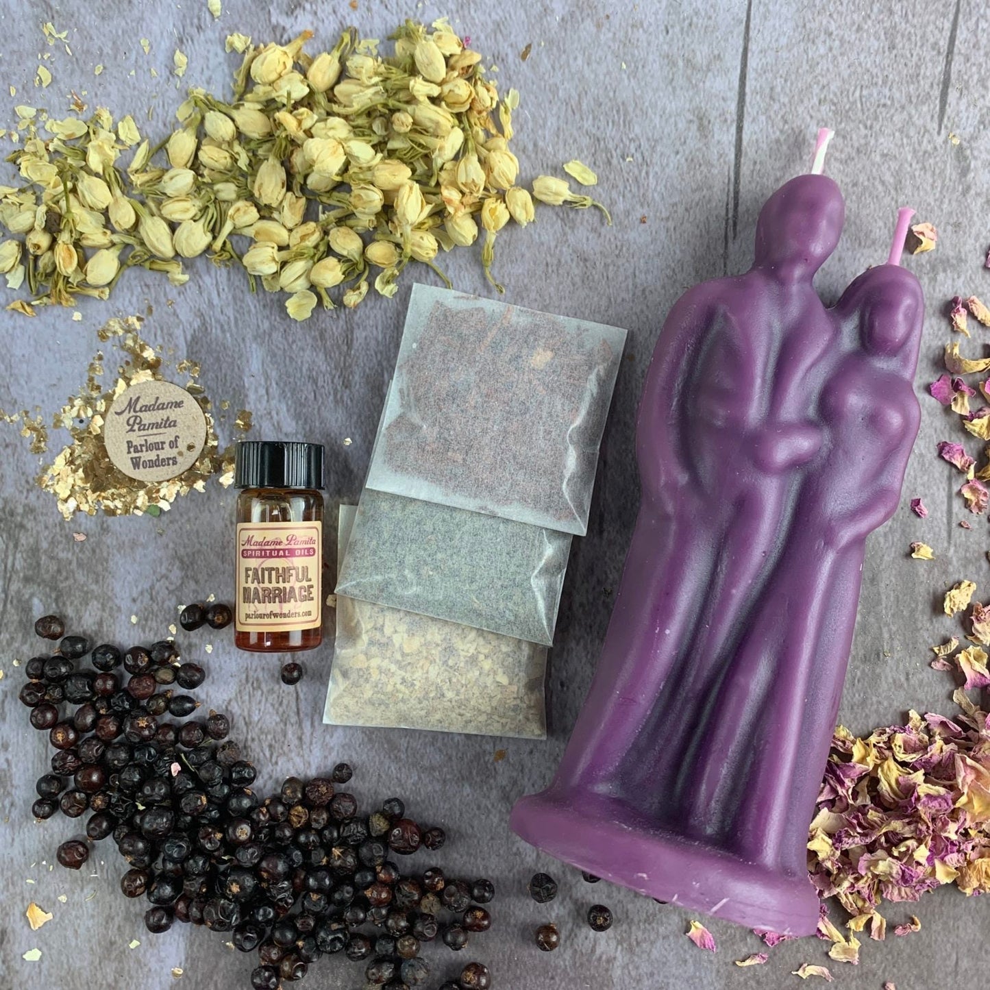 Happy Marriage Candle Spell Kit - Northern Magick Supplies