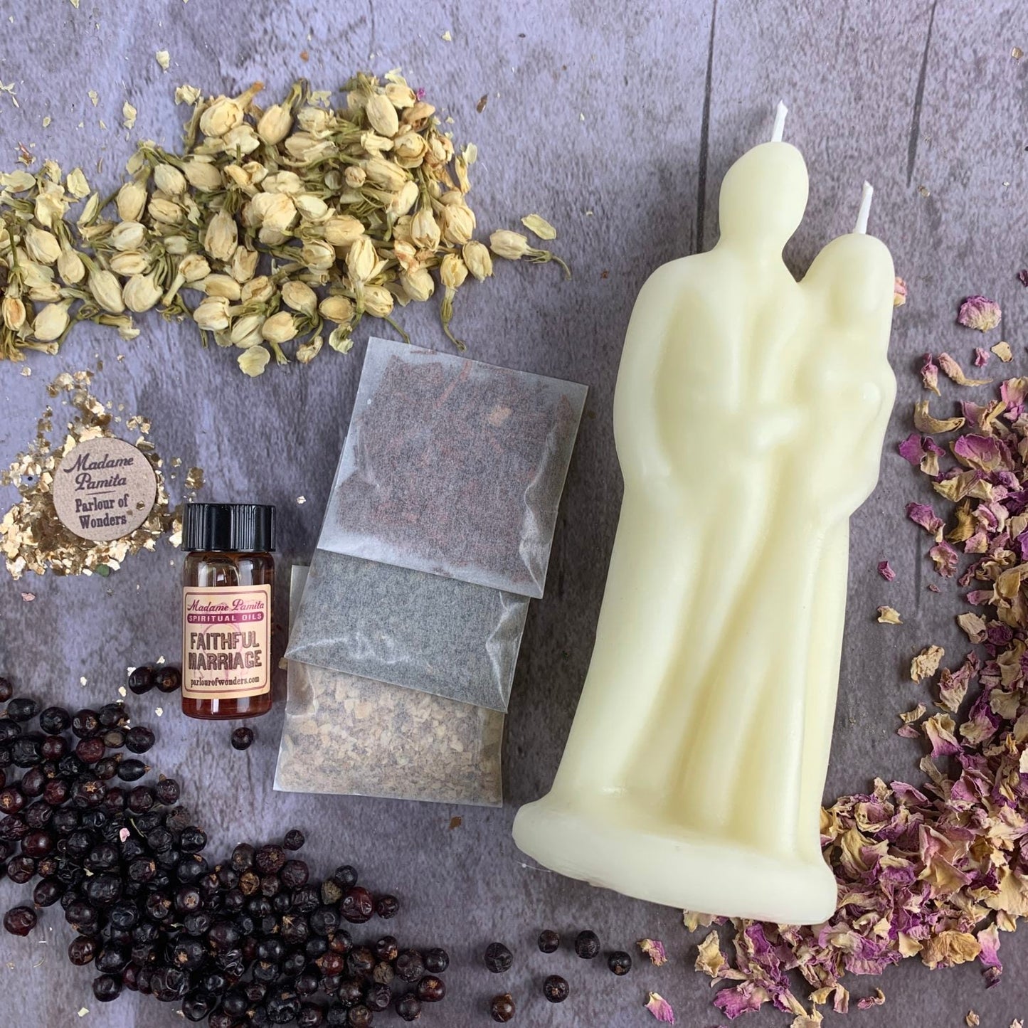 Happy Marriage Candle Spell Kit - Northern Magick Supplies