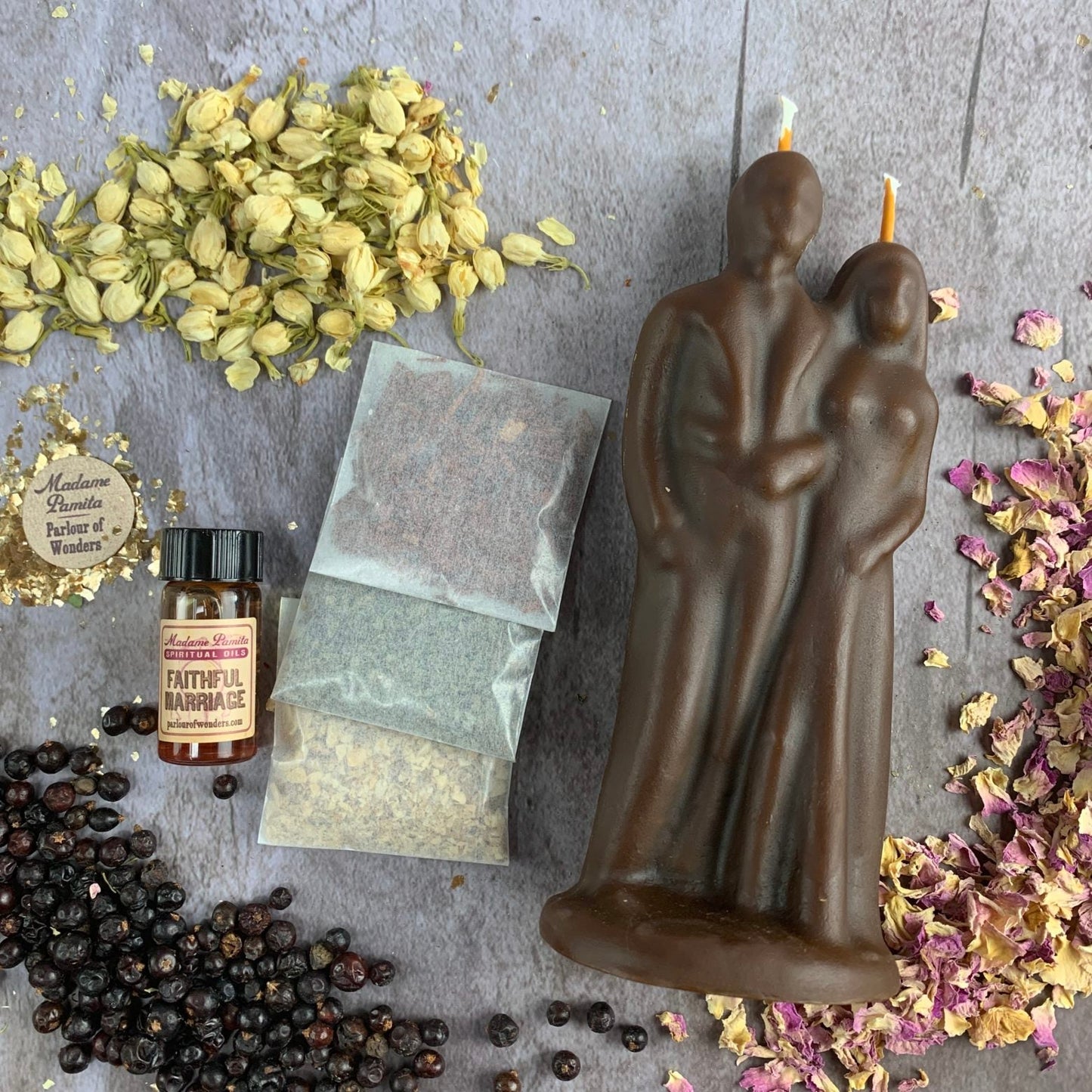 Happy Marriage Candle Spell Kit - Northern Magick Supplies
