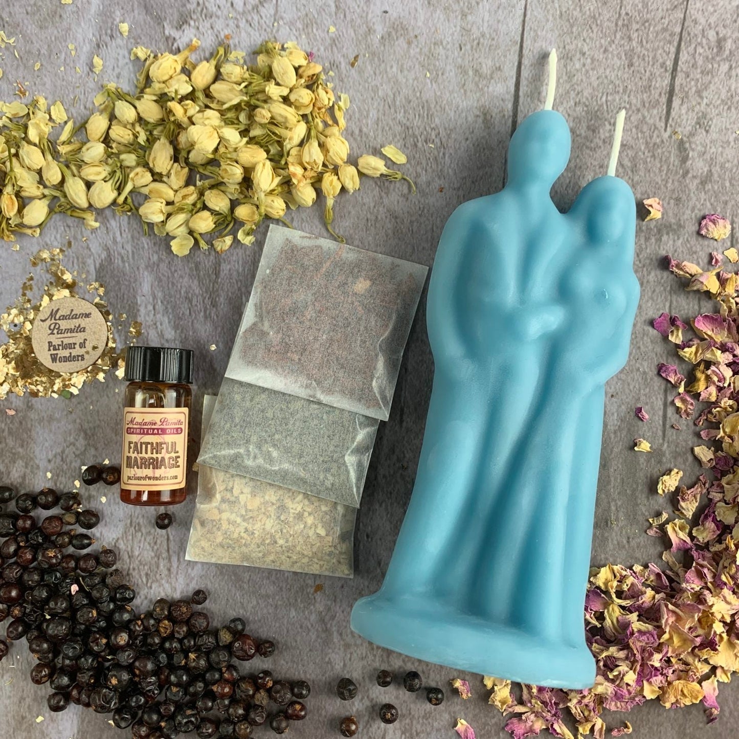 Happy Marriage Candle Spell Kit - Northern Magick Supplies