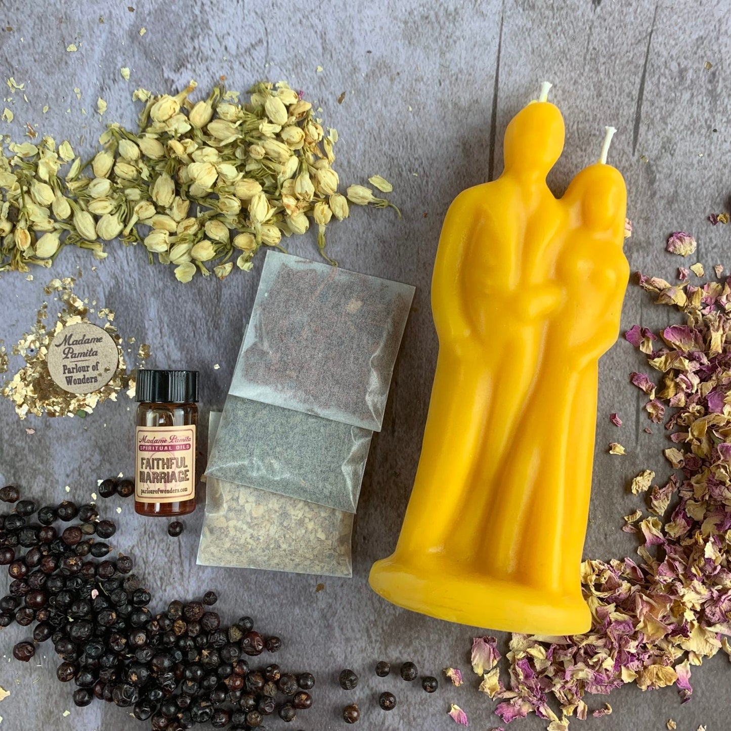 Happy Marriage Candle Spell Kit - Northern Magick Supplies