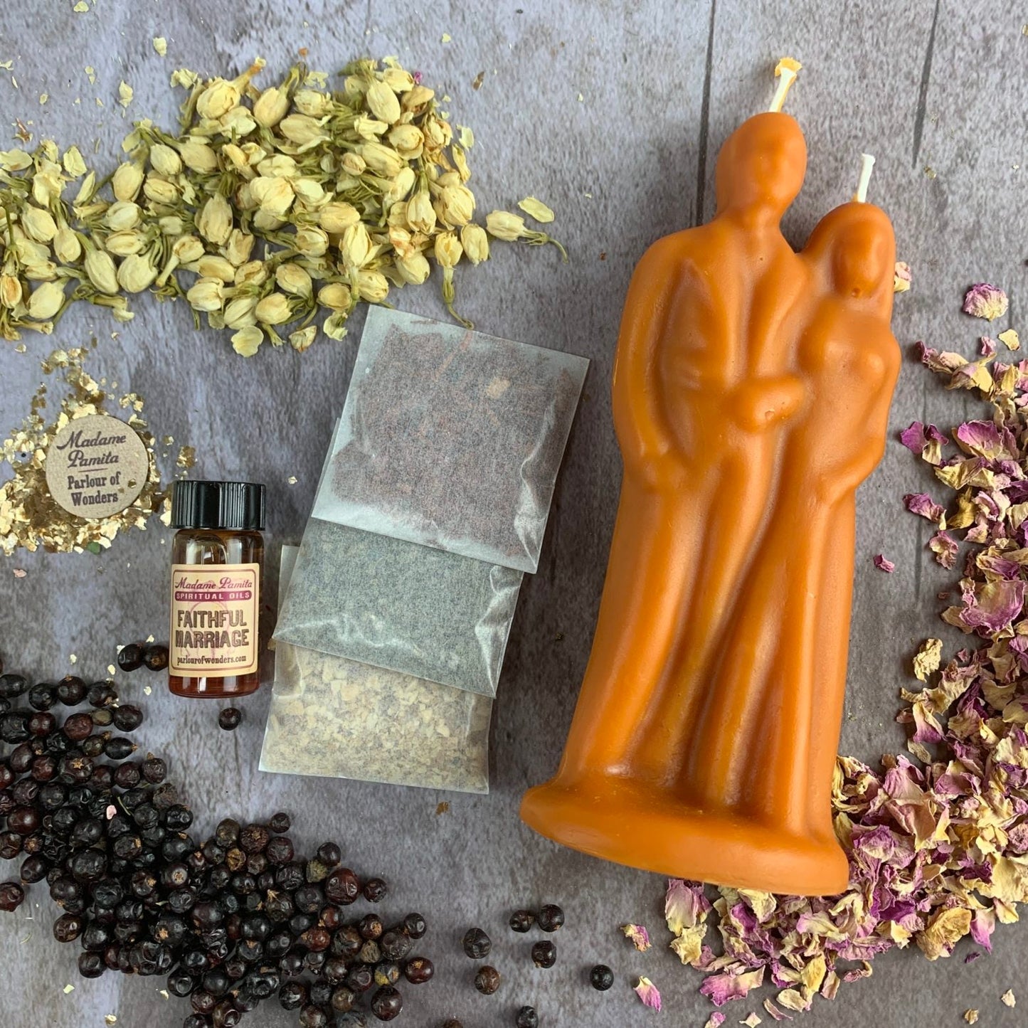 Happy Marriage Candle Spell Kit - Northern Magick Supplies